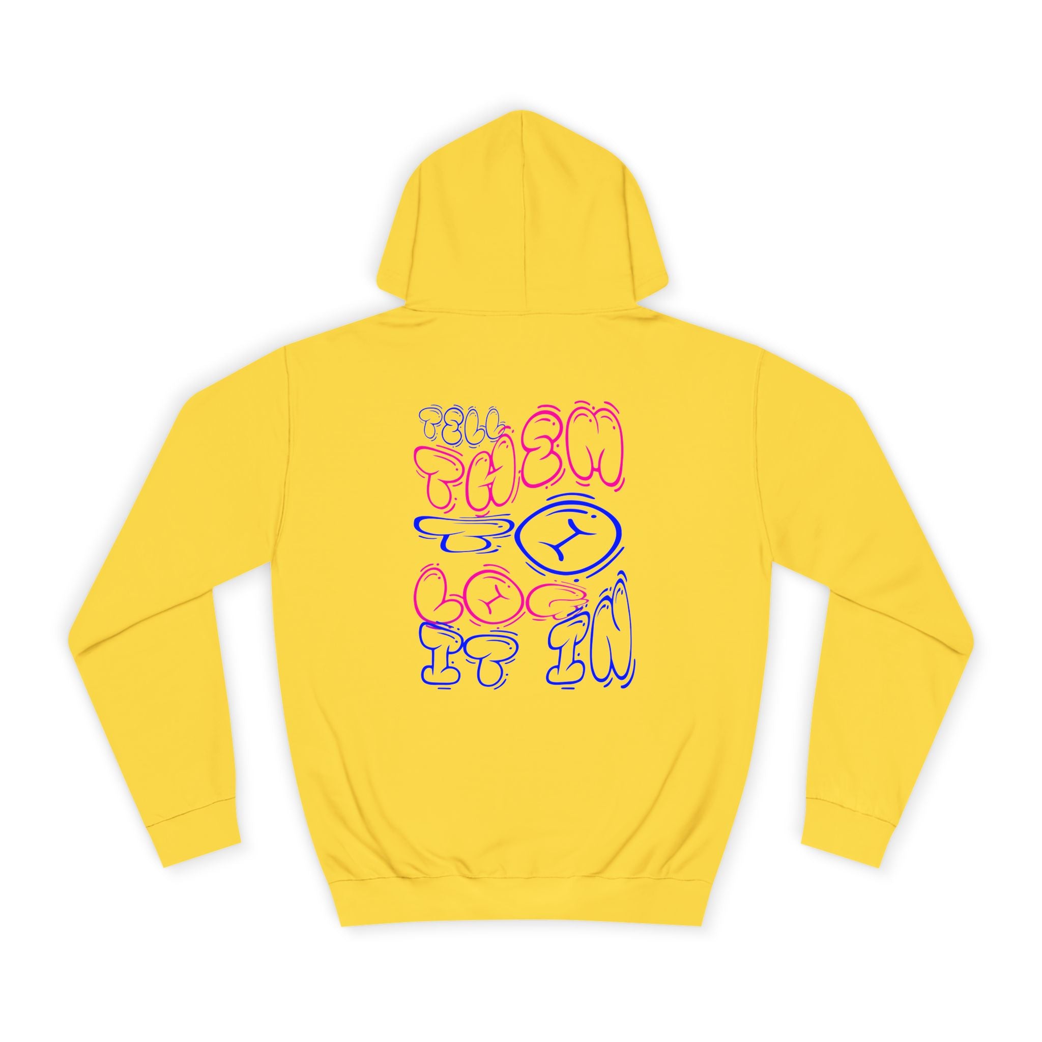 Chill Vibes Log it in Hoodie | Cozy Unisex Sweatshirt, Gifts for Graduates, Apparel, Everyday Comfort
