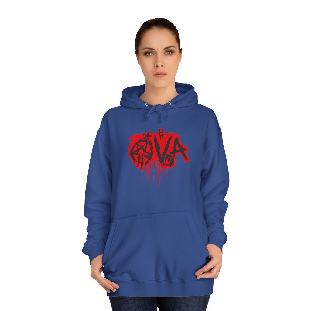 Edgy Unisex Hoodie with Graffiti-Style Print, Urban Streetwear, Apparel, Gift for any body, Casual Fashion