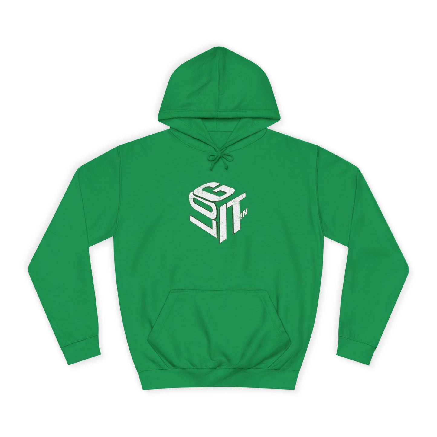 Stylish Unisex  Hoodie with Design, Log it in Sweatshirt, Casual Hoodie, Modern Apparel, Unique Gear