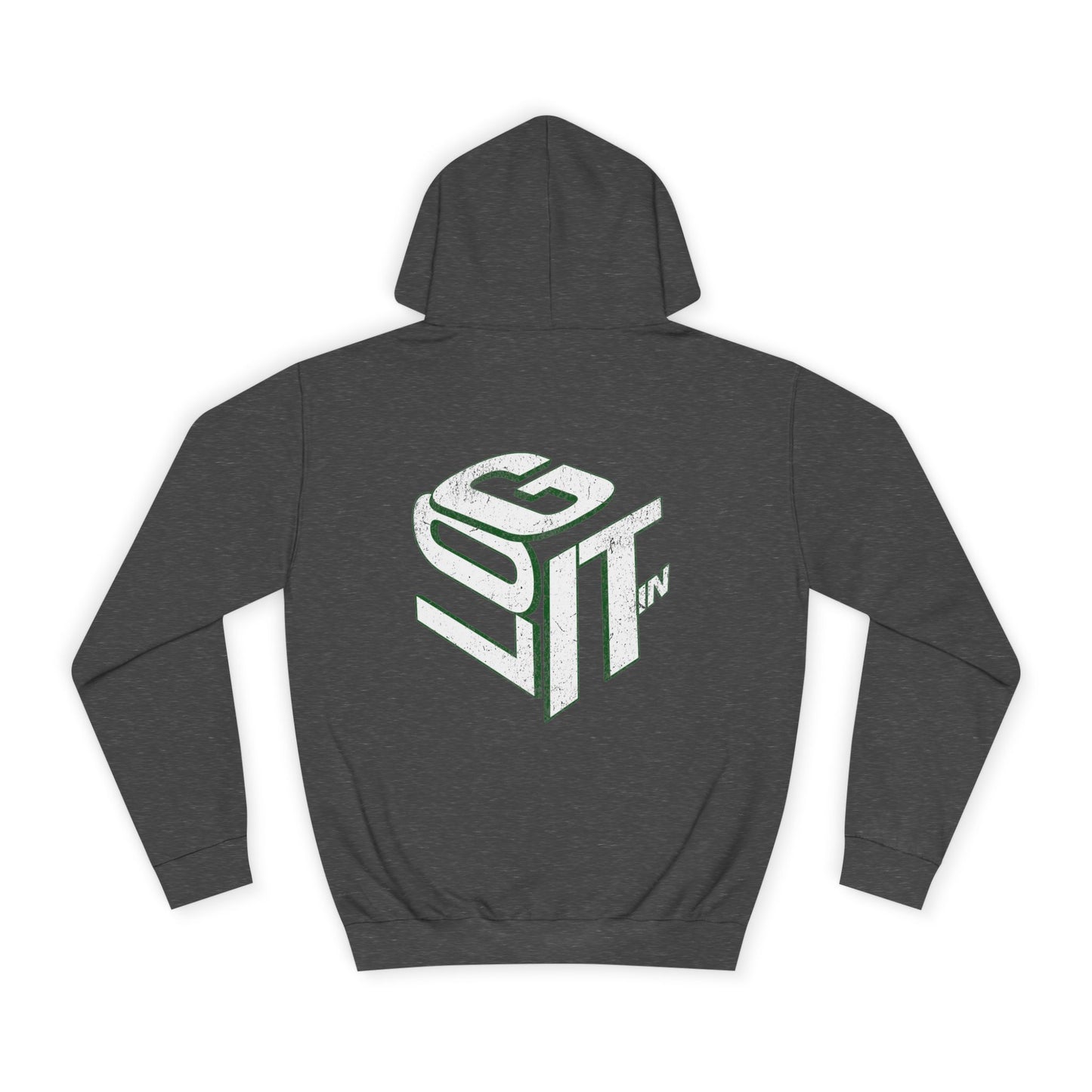 Stylish Unisex  Hoodie with Design, Log it in Sweatshirt, Casual Hoodie, Modern Apparel, Unique Gear