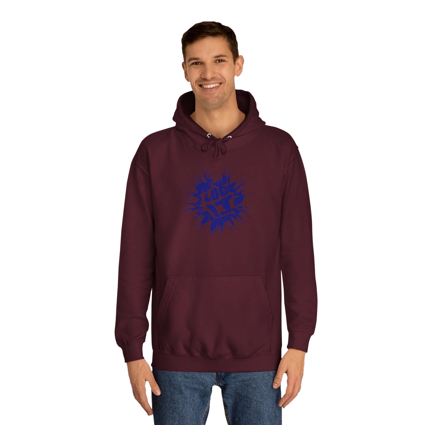 Unisex 'Log it in' Hoodie - Trendy Vibe, Perfect for Everyday wear, Casual Style, Great for Gifting, Ideal for Life