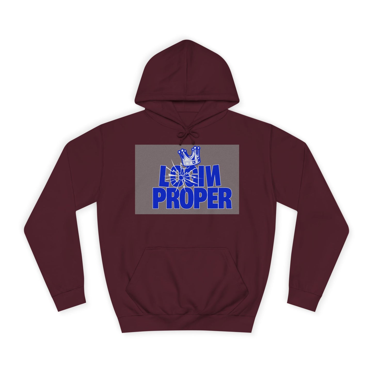 Unisex Hoodie - 'Login Proper' Trendy Spirit Wear, Casual Streetwear, Gift, Cozy Lounge Sweatshirt