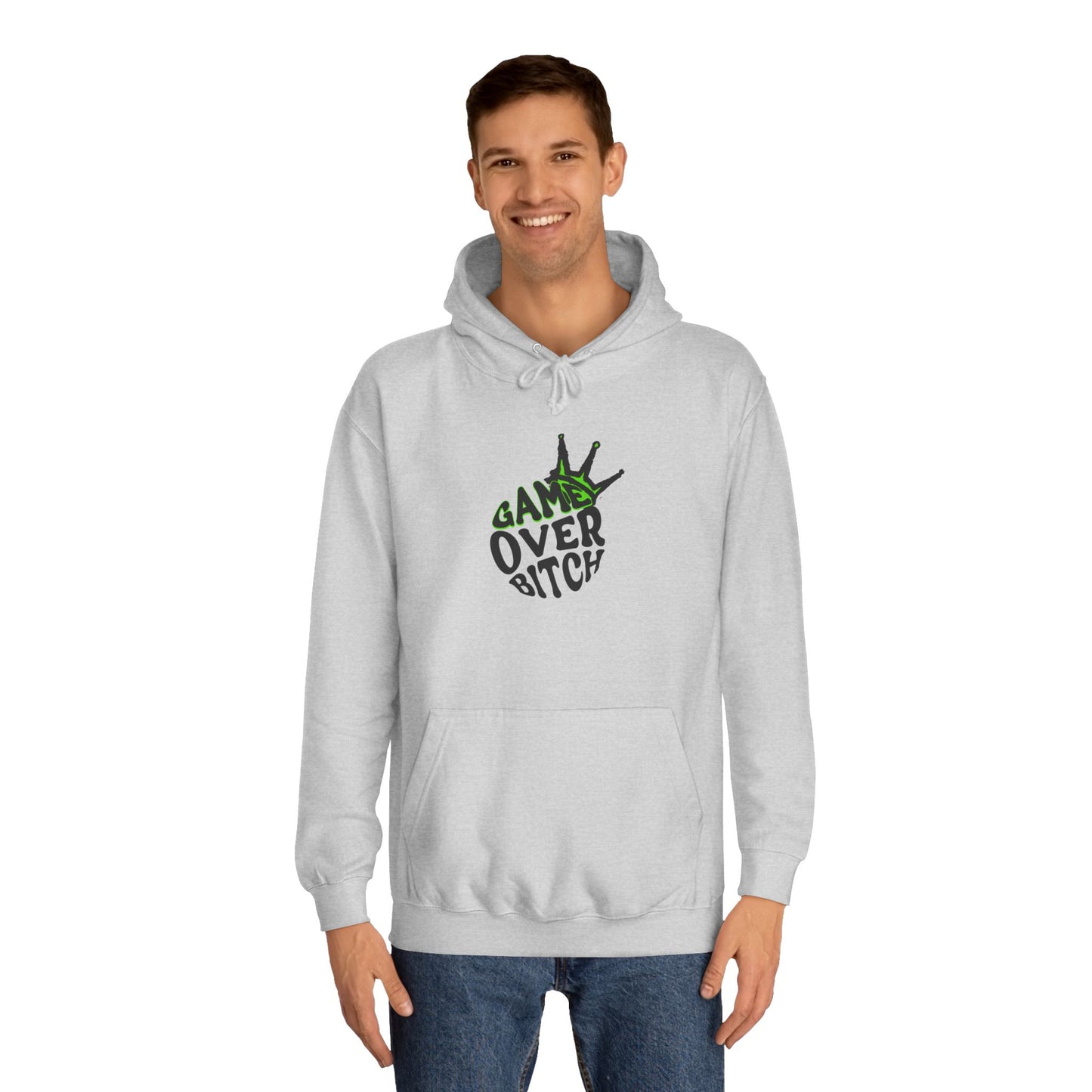 Unisex Hoodie - 'Game Over Bitch' Graphic Sweatshirt for everyone