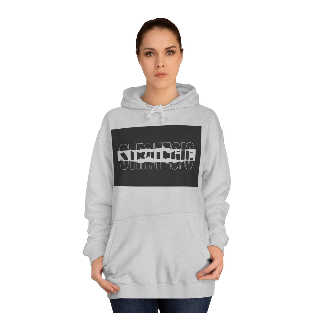Unisex Hoodie with Strategic Print, Casual Sweatshirt,Gift, Trendy Apparel, Everyday Wear