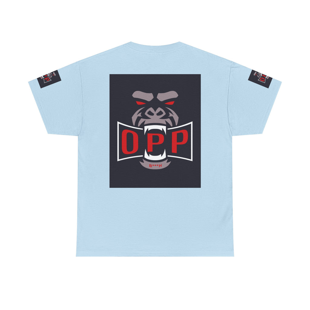 Gorilla OPP Graphic Tee — Bold Red & Black Urban Streetwear Shirt