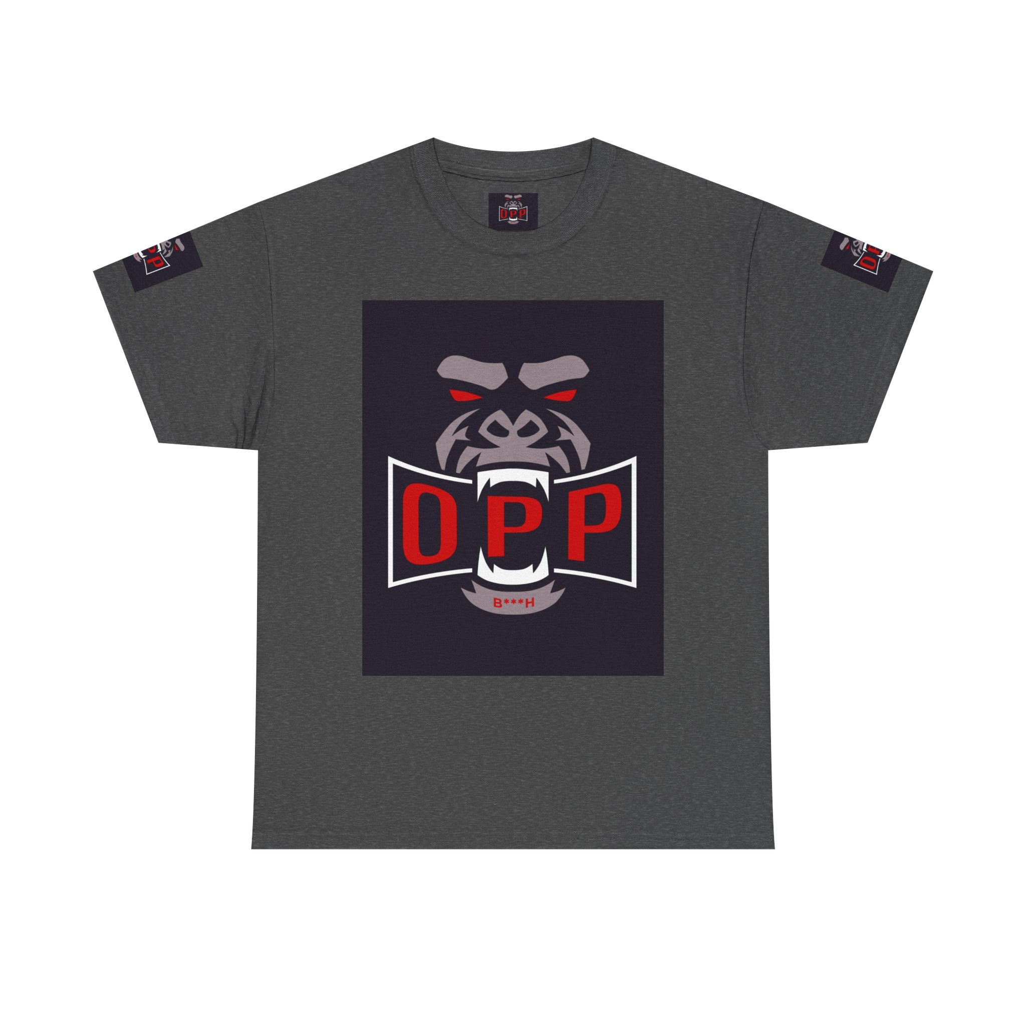Gorilla OPP Graphic Tee — Bold Red & Black Urban Streetwear Shirt