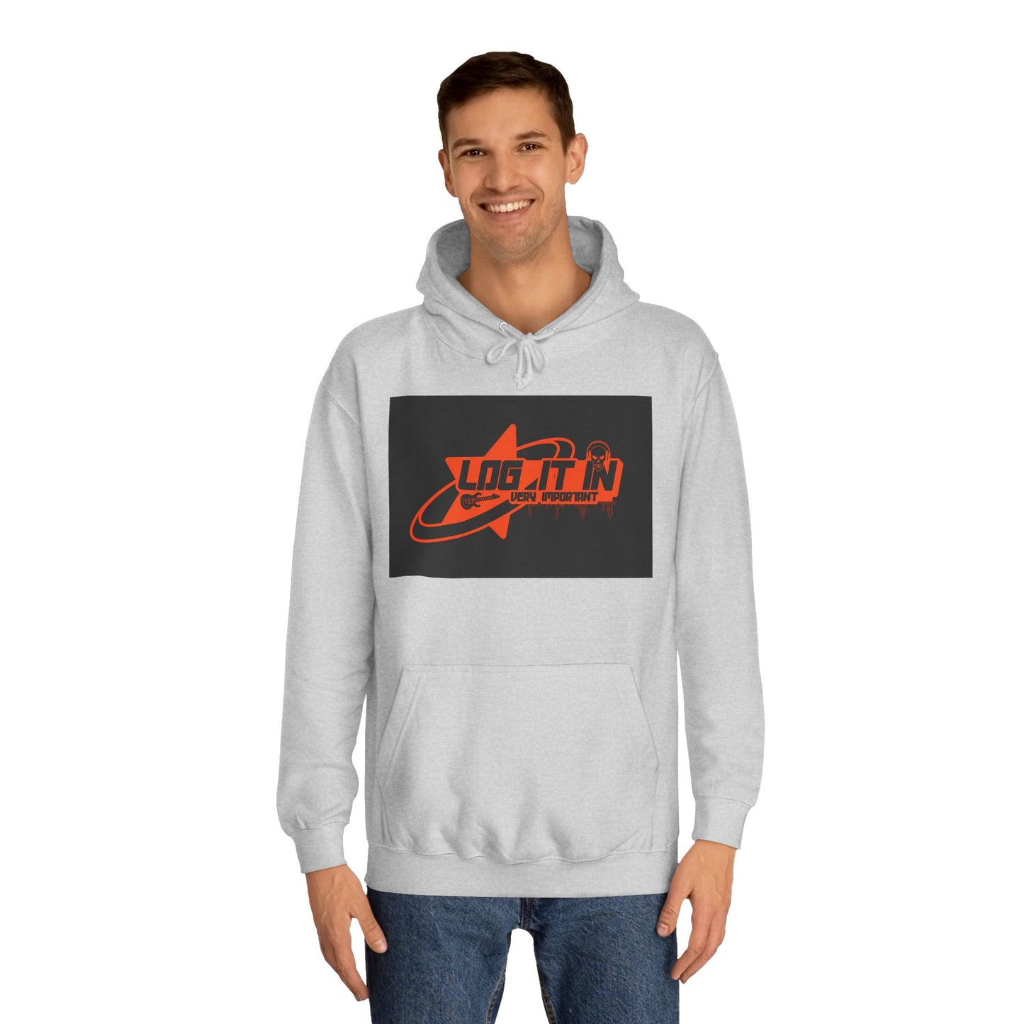 Unisex Log it in Hoodie, Casual trendy Wear, Gift, Graphic Hoodie, perfect fit Hoodie