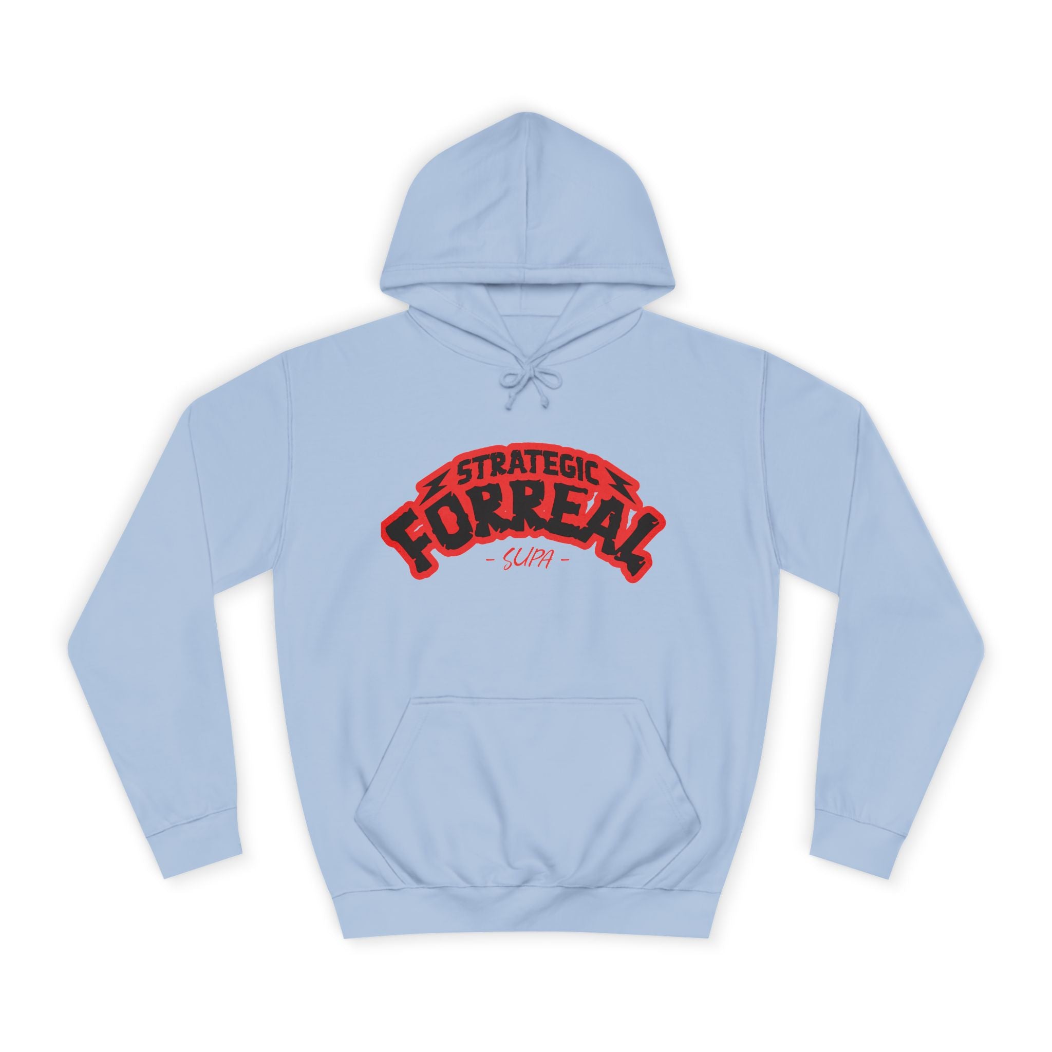 Unisex Hoodie - Strategic Forreal Design, Perfect for Casual Wear