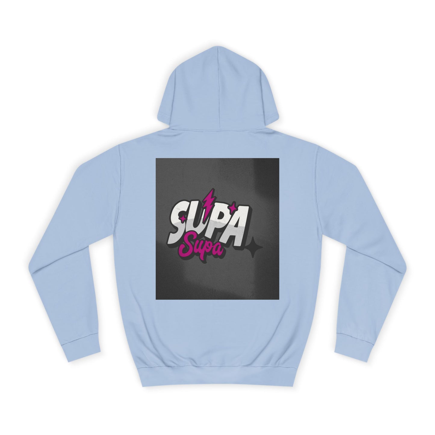 Trendy Unisex Hoodie with Fun 'Supa' Design, Cozy Streetwear, Perfect for Students, Gifts,