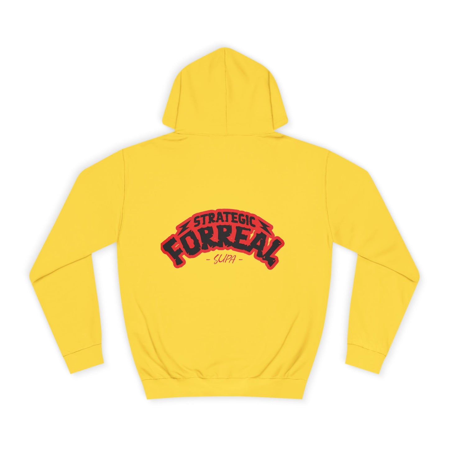 Unisex Hoodie - Strategic Forreal Design, Perfect for Casual Wear
