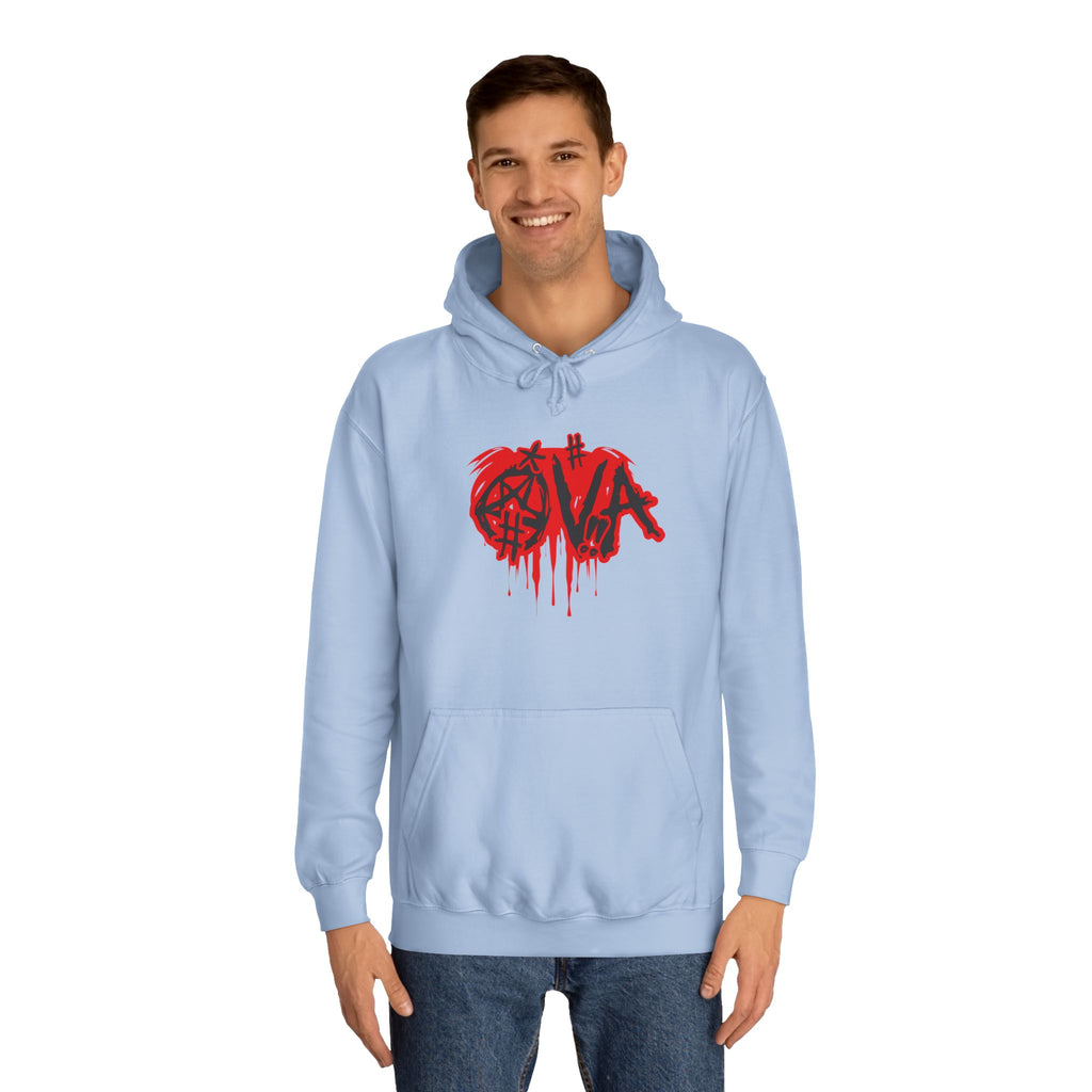 Edgy Unisex Hoodie with Graffiti-Style Print, Urban Streetwear, Apparel, Gift for any body, Casual Fashion