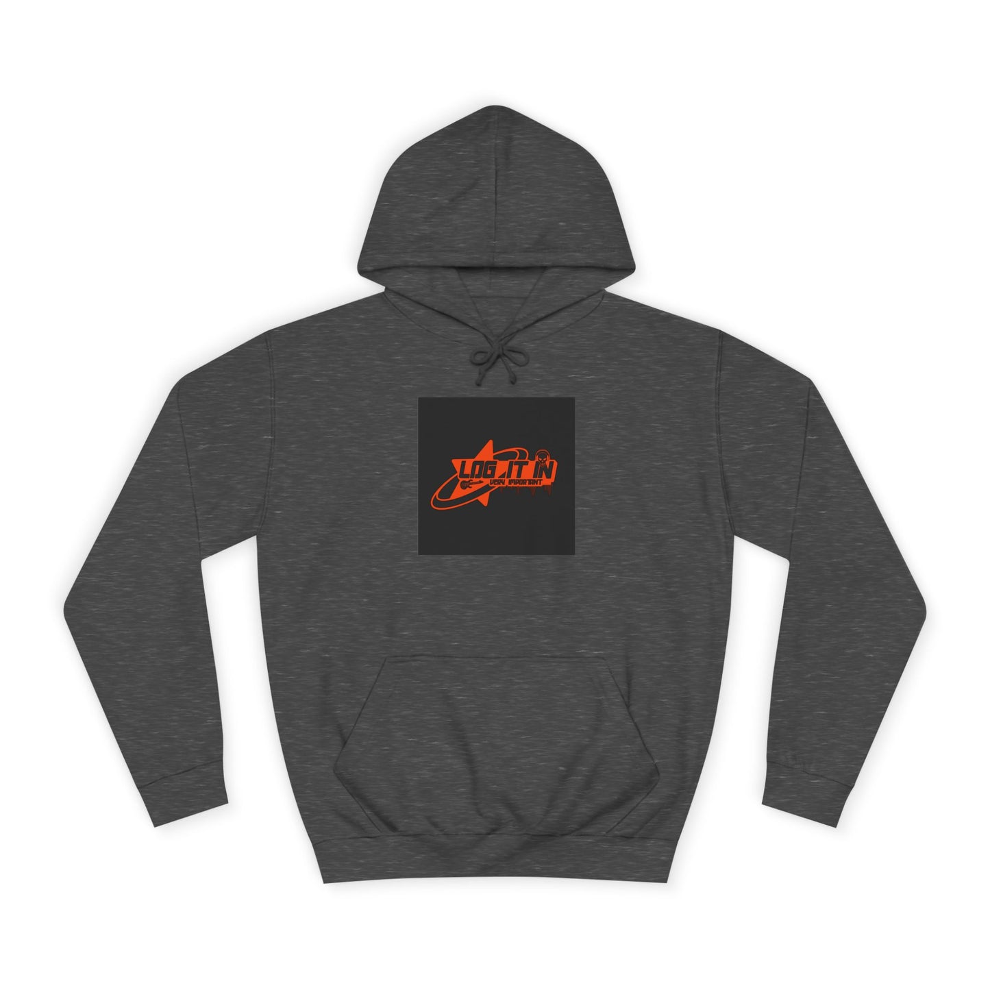 Unisex Log it in Hoodie with Vibrant Retro Design – Perfect for Life, Events, Gift, Relaxed Style, Holiday Wear