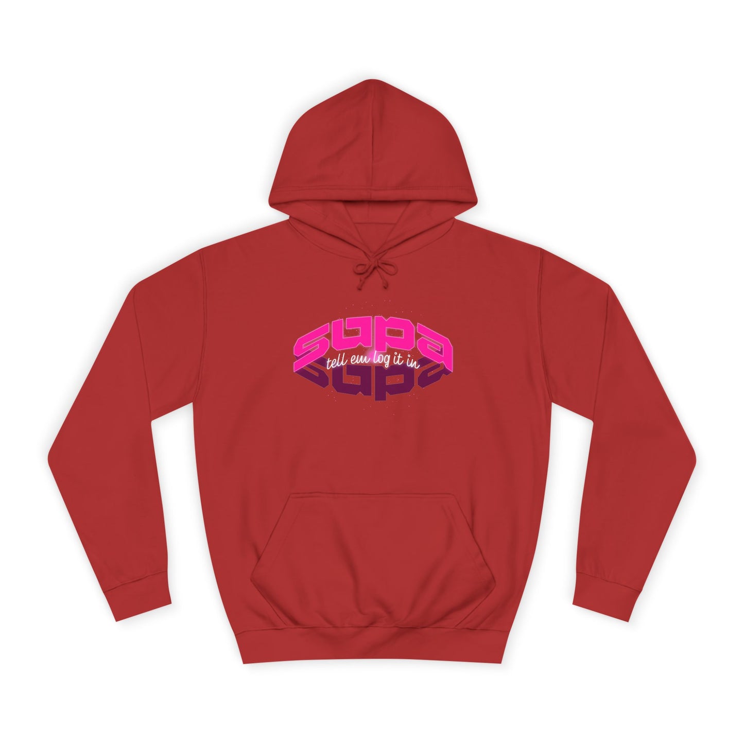 Stylish Trendy Hoodie with 'Supa' Design, Unisex Casual wear for Everyone, Perfect for Everyday Life, Gift, Bright hoodie