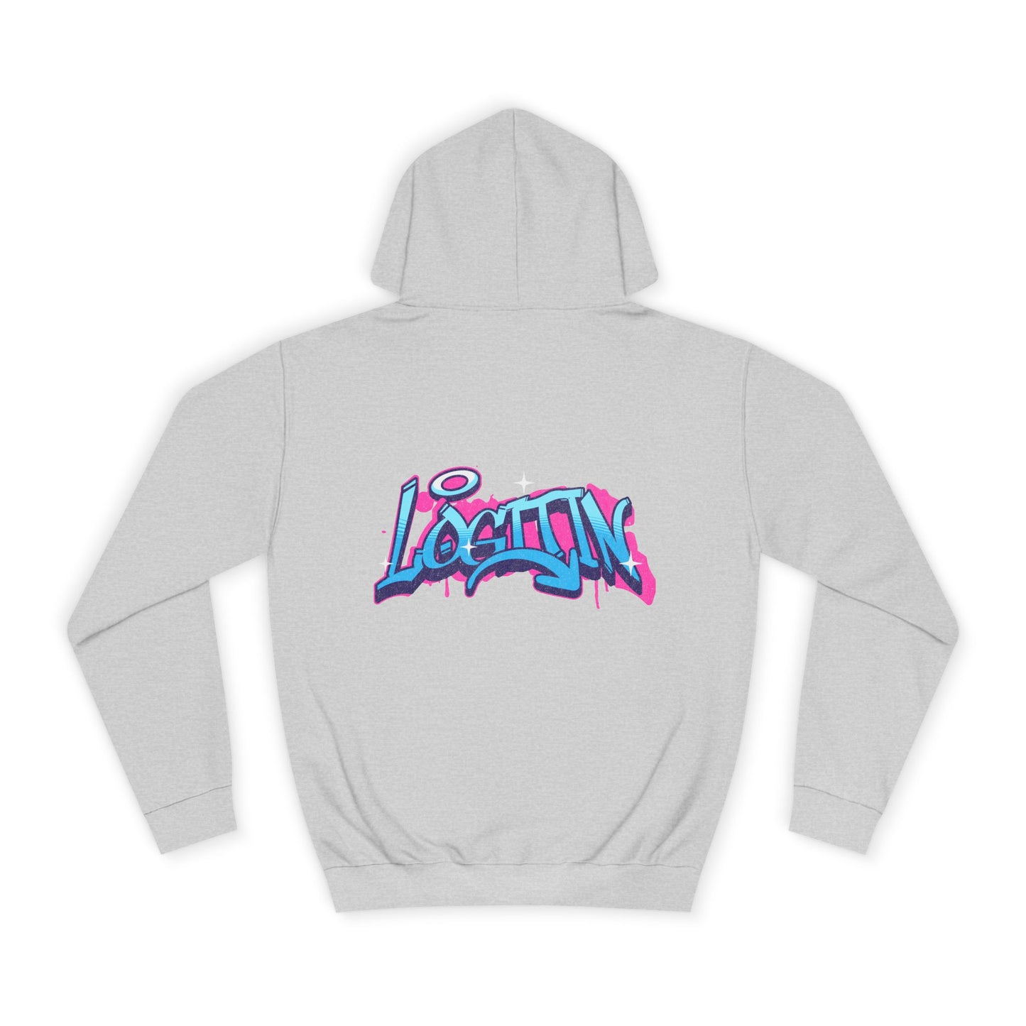 Vibrant Log it in Hoodie, Unisex Cozy Sweatshirt, Trendy Streetwear, Perfect for Life, Gift for Stylish Fall Apparel