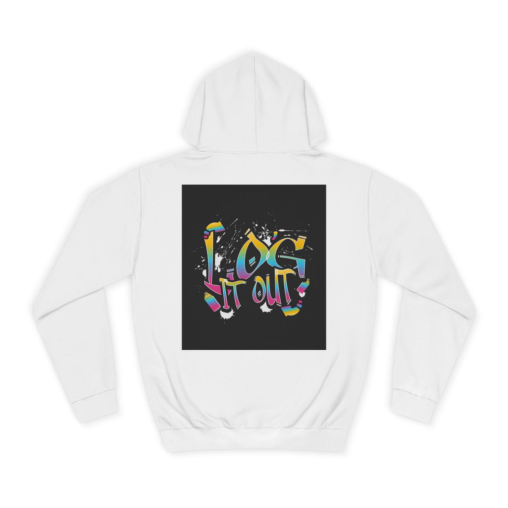 Colorful Unisex log it out Hoodie - Perfect for Students, Casual Wear, Gifts, Relaxed Style, trendy wear