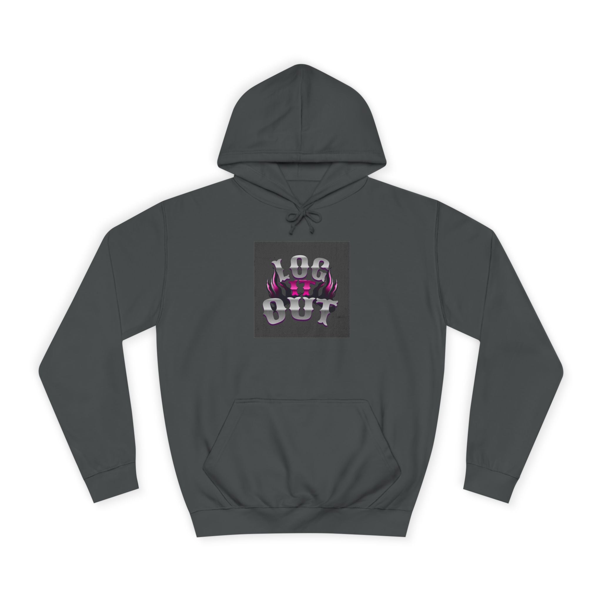 Cool Unisex Log it out Hoodie, Perfect for Any one, Trendy Custom Apparel, Casual Wear, Gift, Streetwear Style