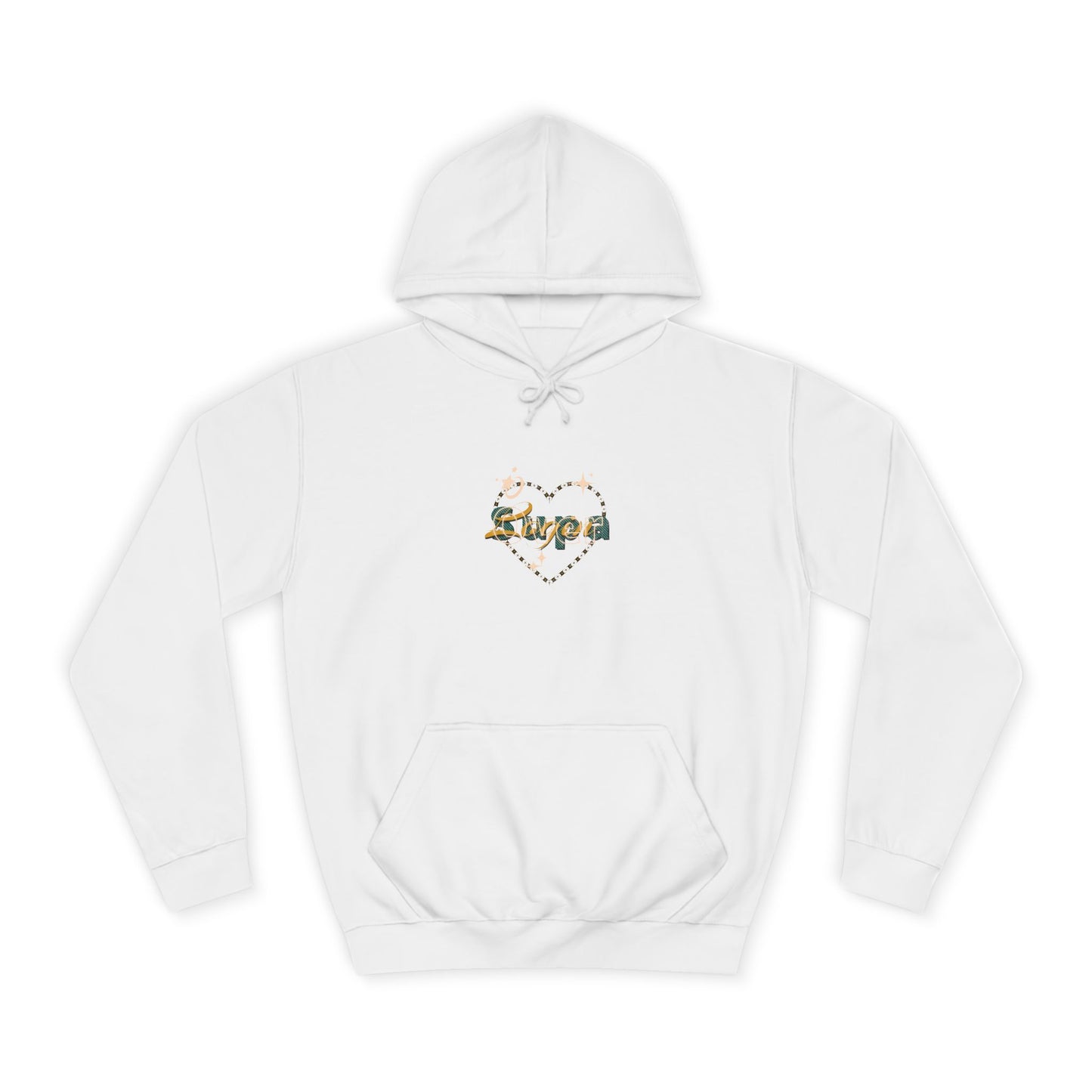 Charming Heart Hoodie with Floral Design, Unisex Casual Sweatshirt, Trendy Gift, Relaxed Wear, Unique Apparel
