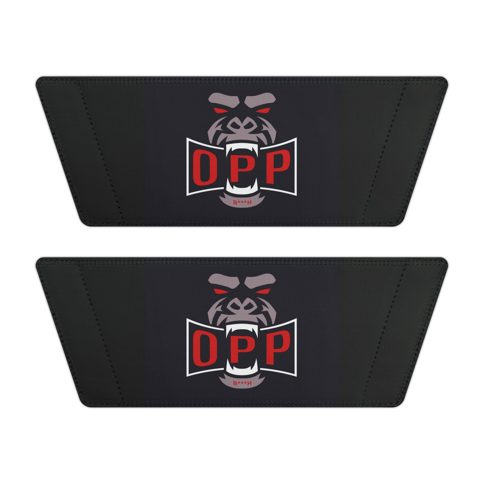 Men's Slide Sandals — Black Strap with 'OPP' Logo