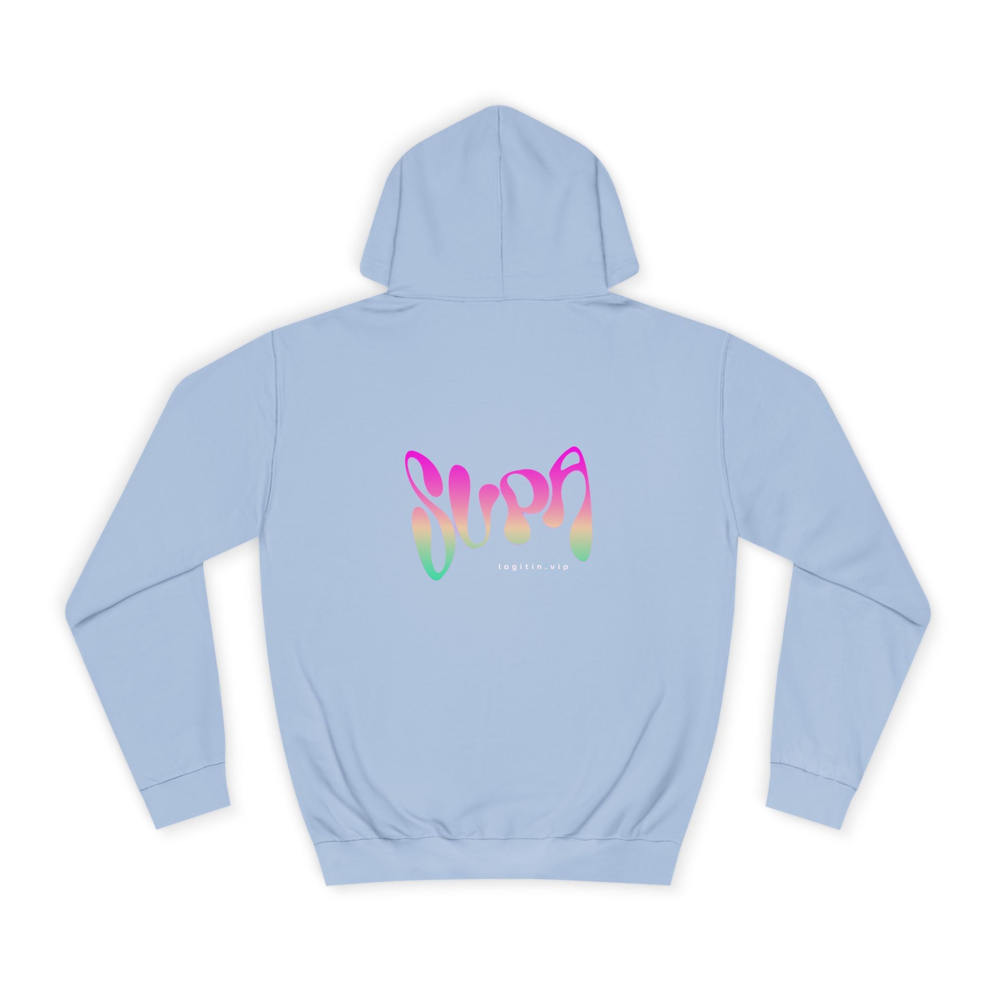 Colorful Unisex Supa Hoodie, Stylish Sweatshirt, Cozy Apparel, Gift, Trendy wear, Motivational Fashion
