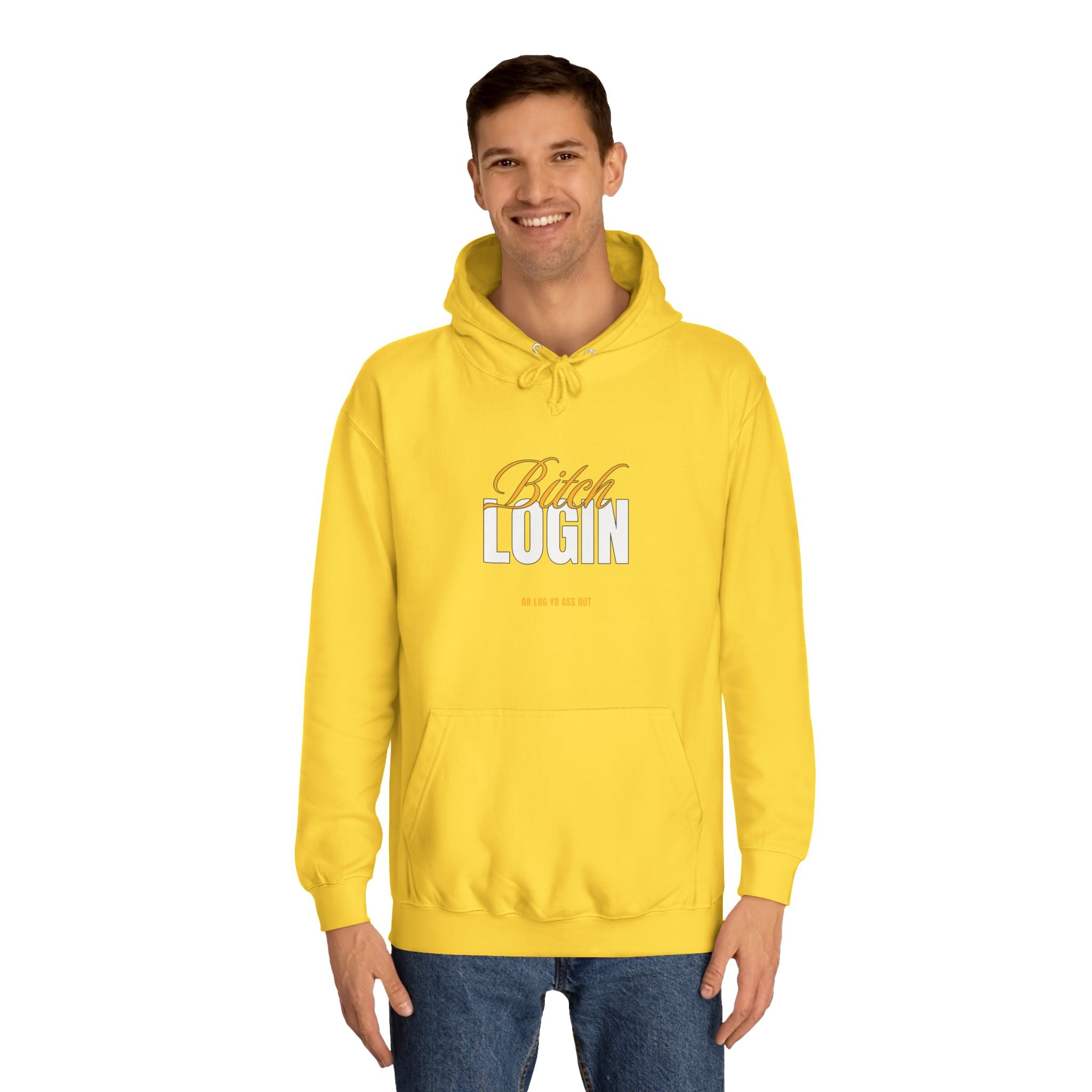 Trendy Unisex Hoodie - 'Bitch Login' Statement Design