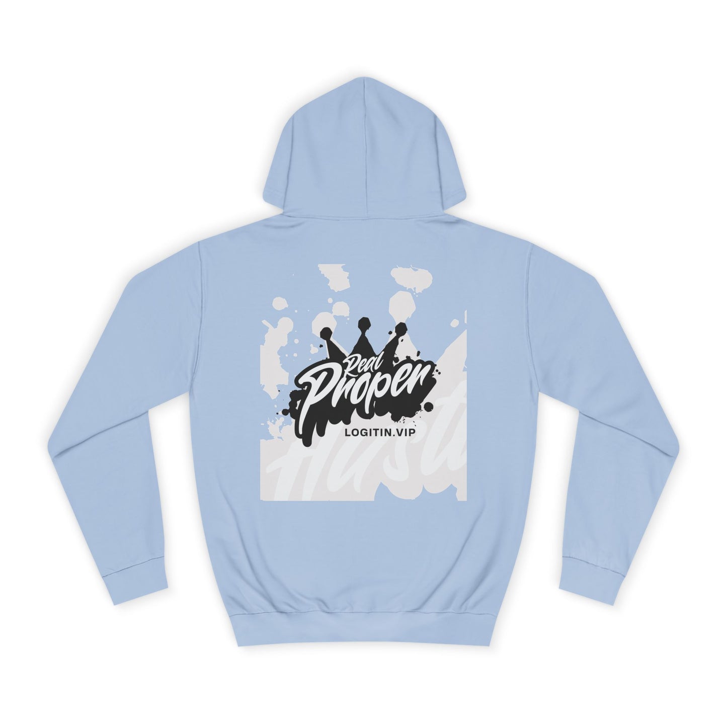 Unisex Hoodie with 'Real Proper' Design | Stylish Casual wear ,Events, Lounge, Gift Idea