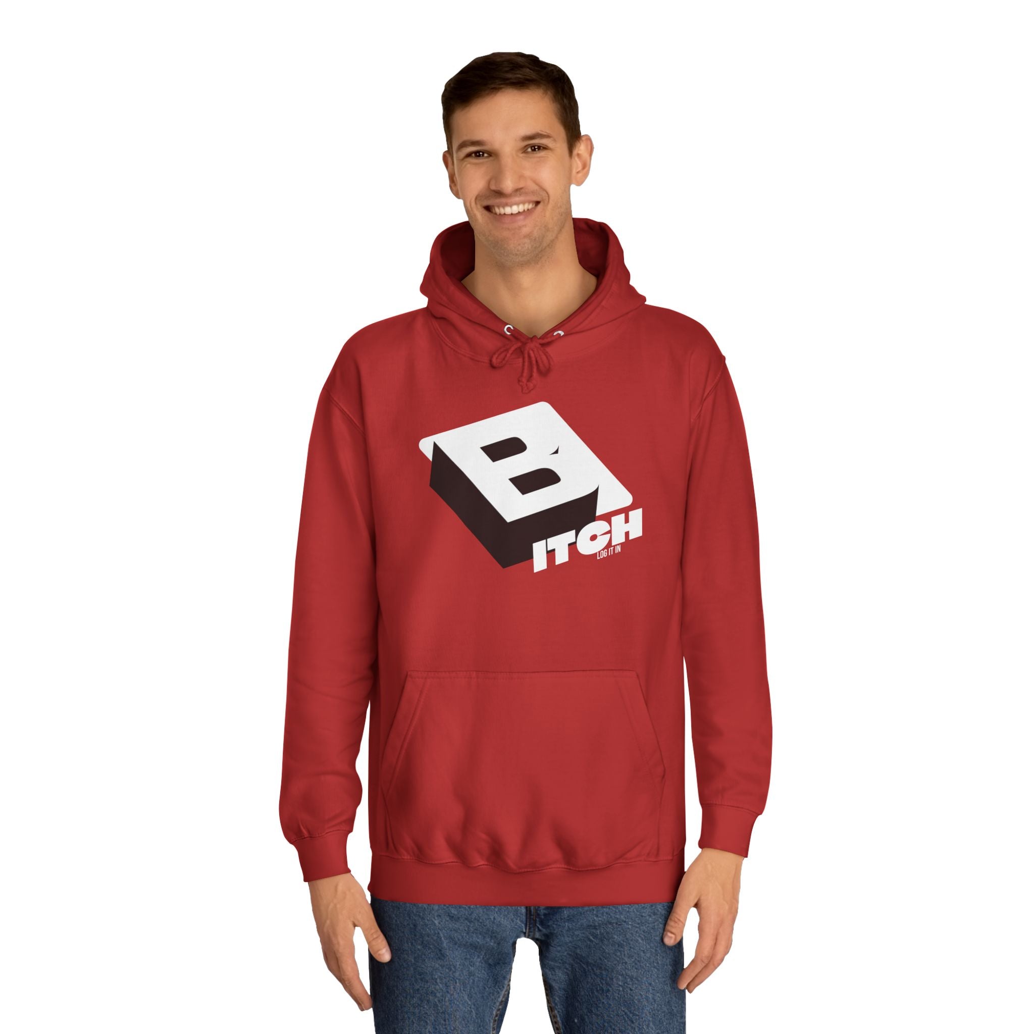 Unisex Hoodie with Bold Logo Design