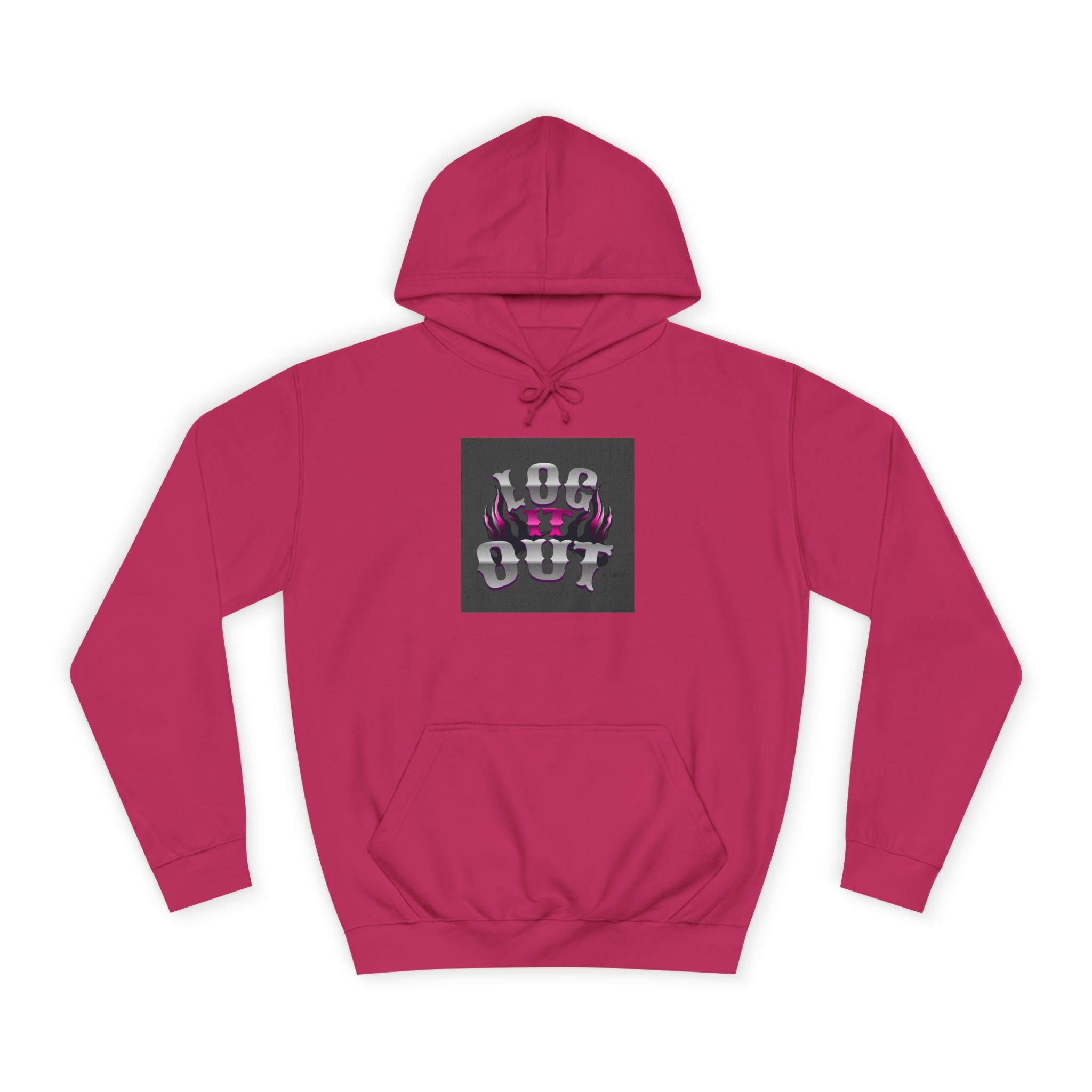 Cool Unisex Log it out Hoodie, Perfect for Any one, Trendy Custom Apparel, Casual Wear, Gift, Streetwear Style