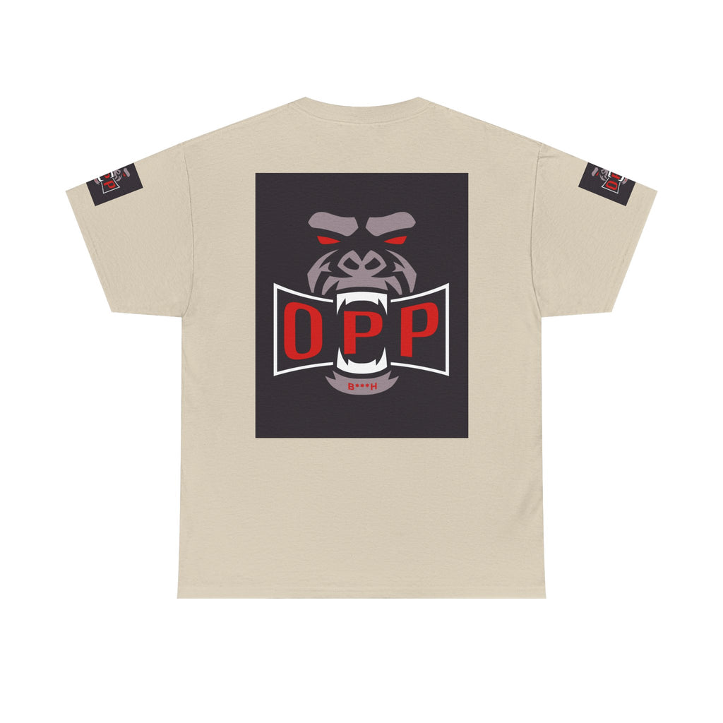 Gorilla OPP Graphic Tee — Bold Red & Black Urban Streetwear Shirt