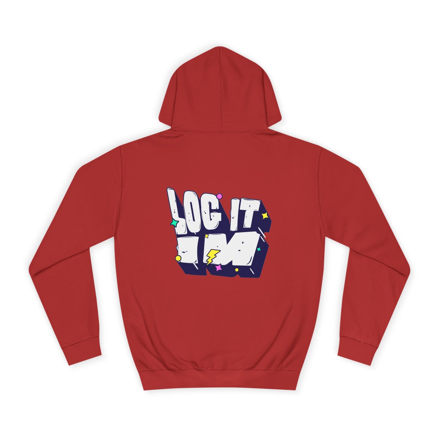 Vibrant Unisex LOG IT IN Hoodie, Trendy Streetwear, Apparel, Unique Gift, Casual Everyday Wear