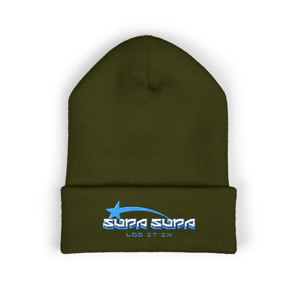 "Supa Supa" Classic Cuffed Beanie (Embroidery)