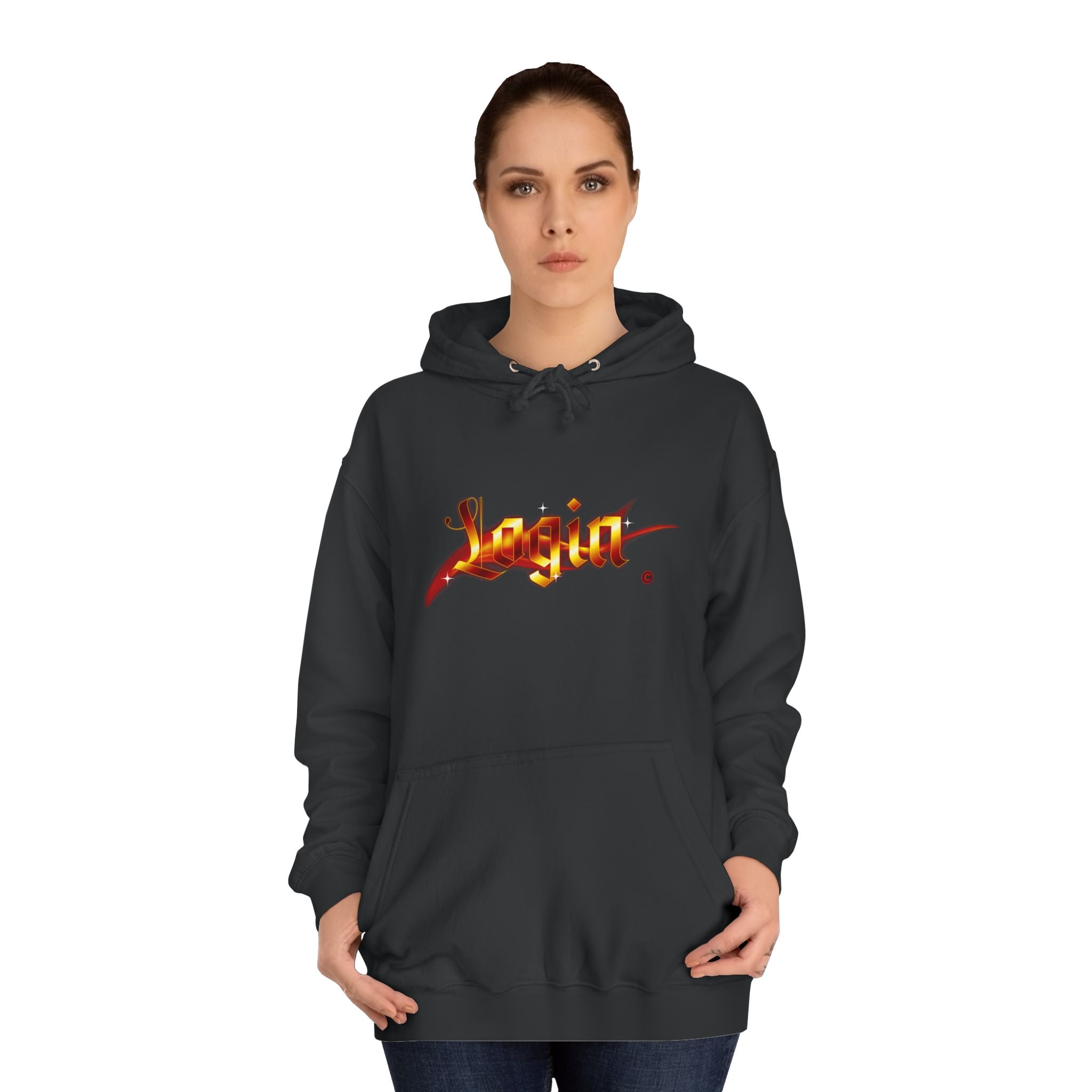Aesthetic 'Login' Unisex Hoodie, Cozy Trendy Wear, Gift for Any One, Warm Casual Style, Trendy Hoodie
