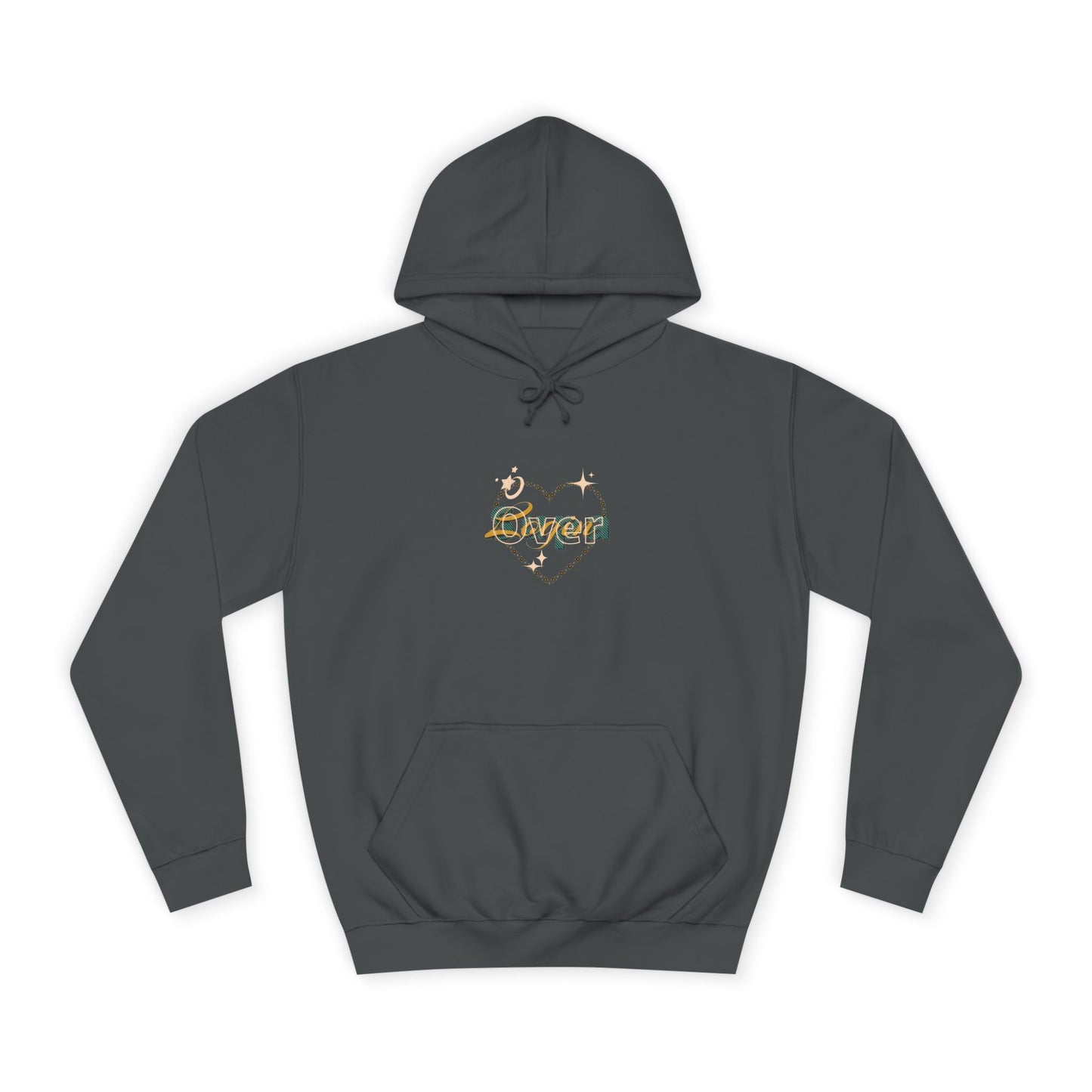 Charming Heart Hoodie with Floral Design, Unisex Casual Sweatshirt, Trendy Gift, Relaxed Wear, Unique Apparel