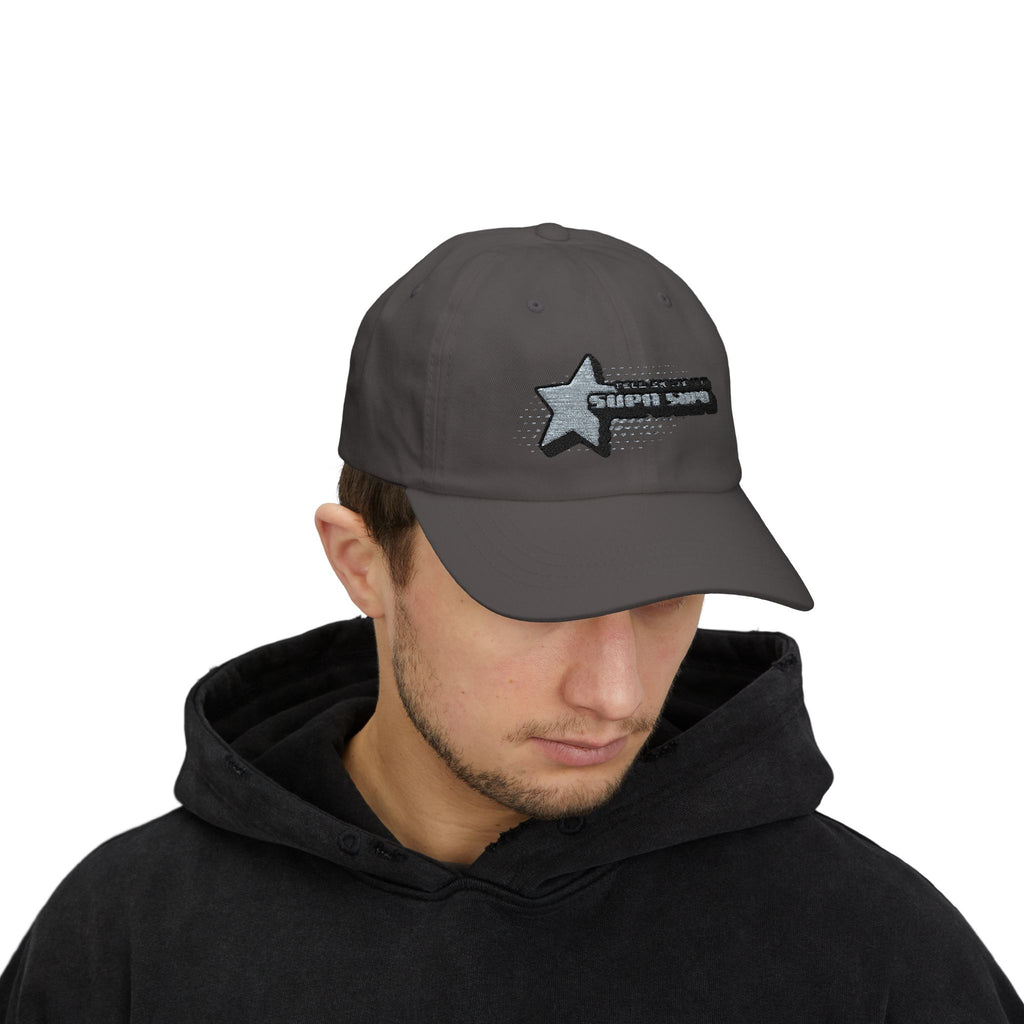 Shooting Star Embroidered Cap — 'Tell em log it in' Hat