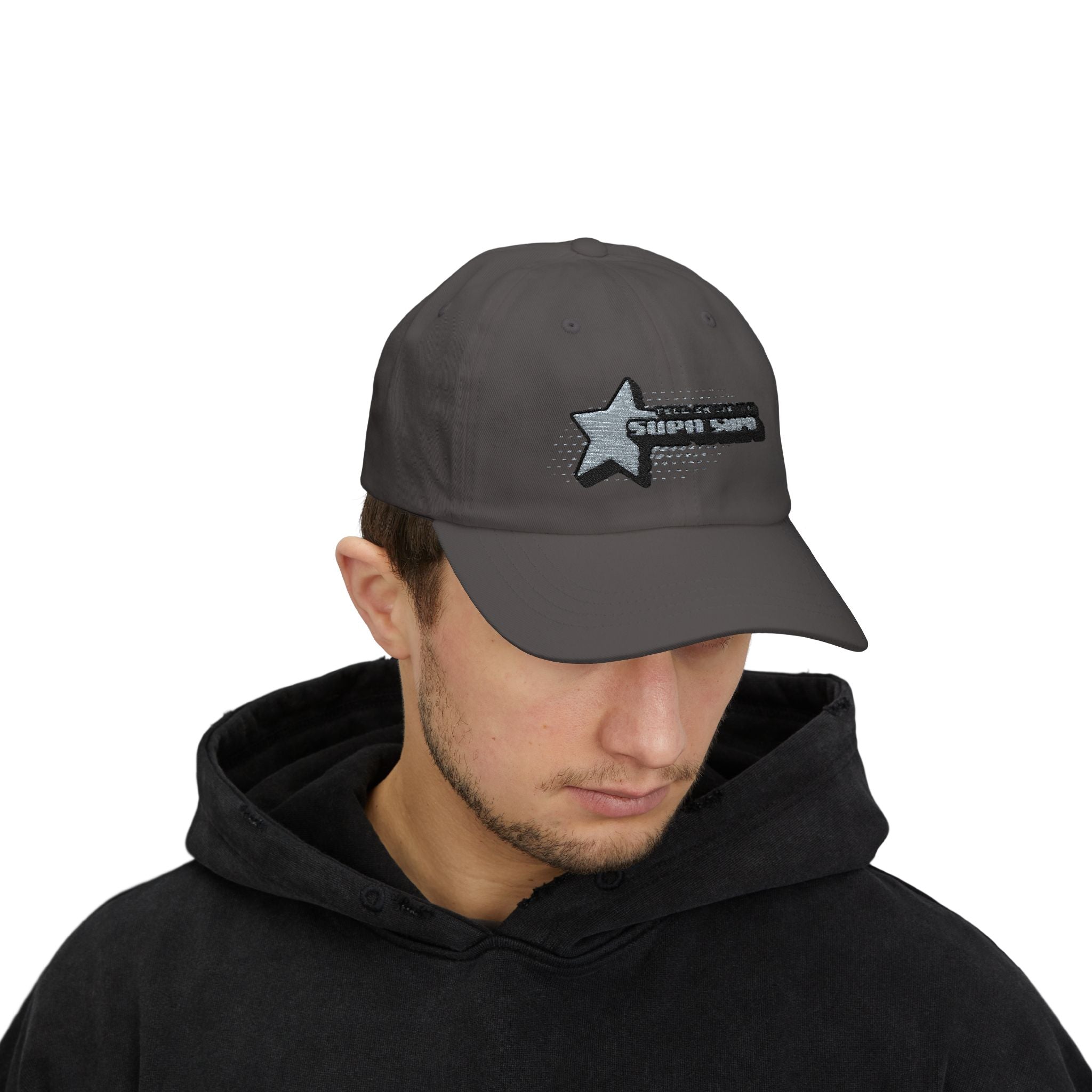 Shooting Star Embroidered Cap — 'Tell em log it in' Hat