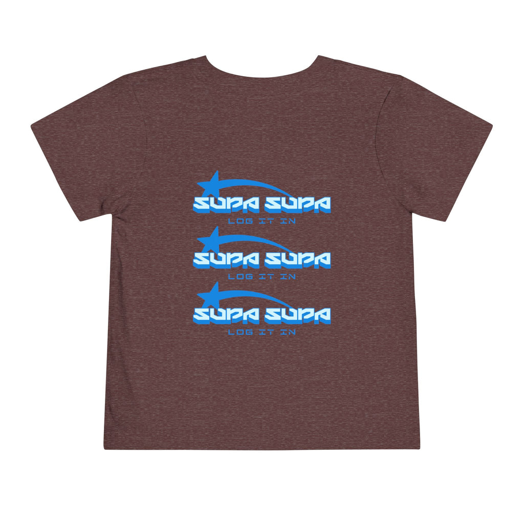 Toddler Tee — Blue Star 'Supa Supa' Graphic Shirt