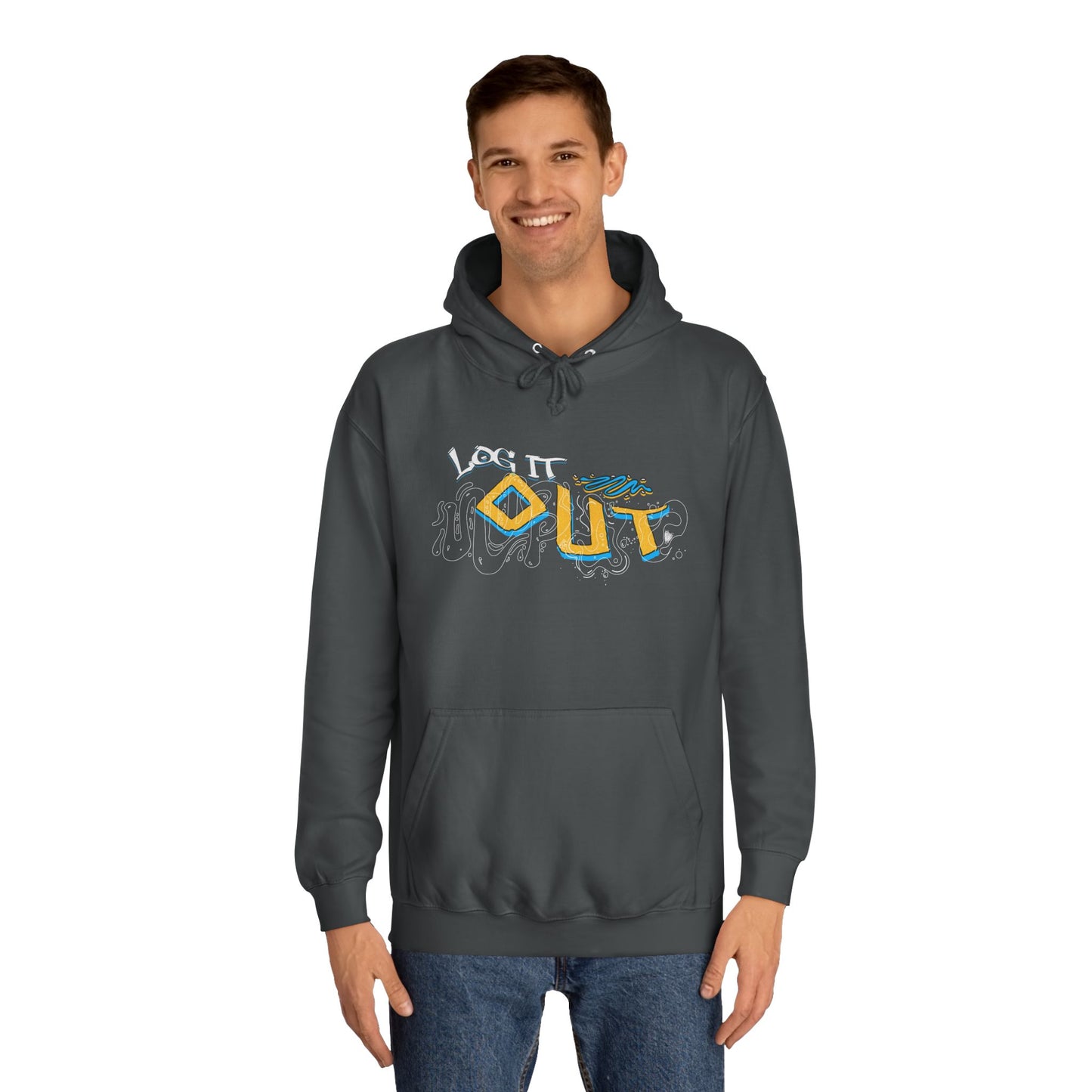 Unisex Log it out Hoodie - Stylish Casual wear, Perfect Gifts, Days Out, Summer Events, Coziness & Trendy Vibes