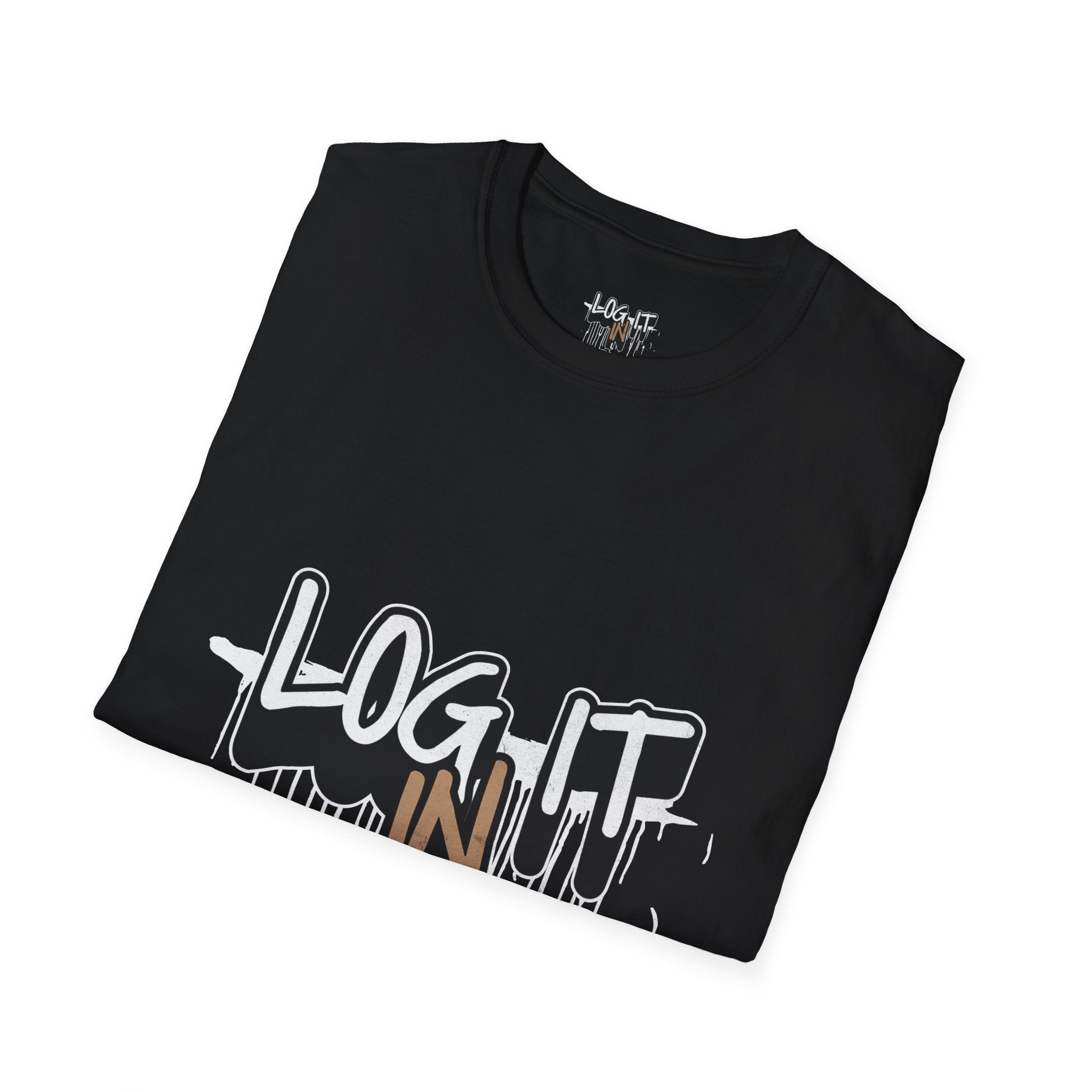 Log It In T-Shirt — Urban Graffiti Drip Tee