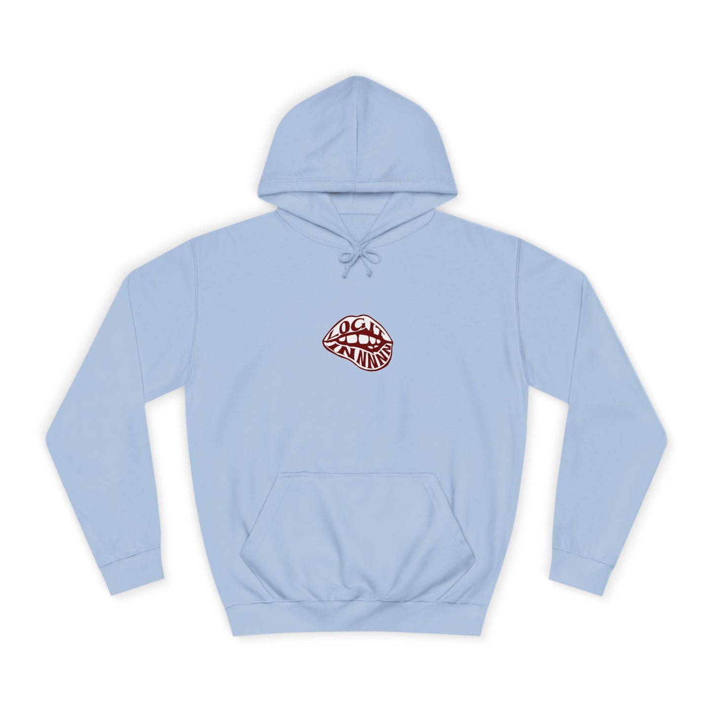 Trendy Unisex Hoodie with Bold Log it in Design, Stylish trendy Wear, Cozy Sweatshirt, Casual Outfit, Fun Gift
