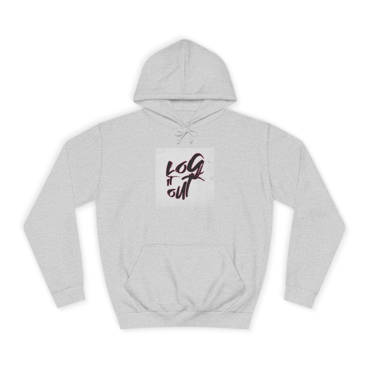 Stylish Unisex Hoodie for Casual Comfort, Perfect for Every day, Log It Out Design, Gift, College Apparel,