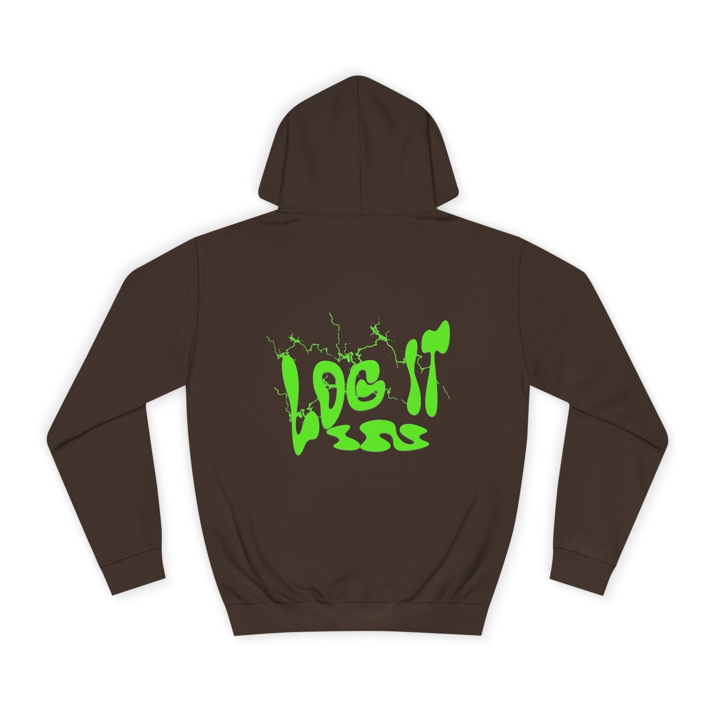 Unisex Hoodie with 'Log It in' Design, Cozy Casual Sweater for Trendy wear, Gift for Comfortable Everyday Wear