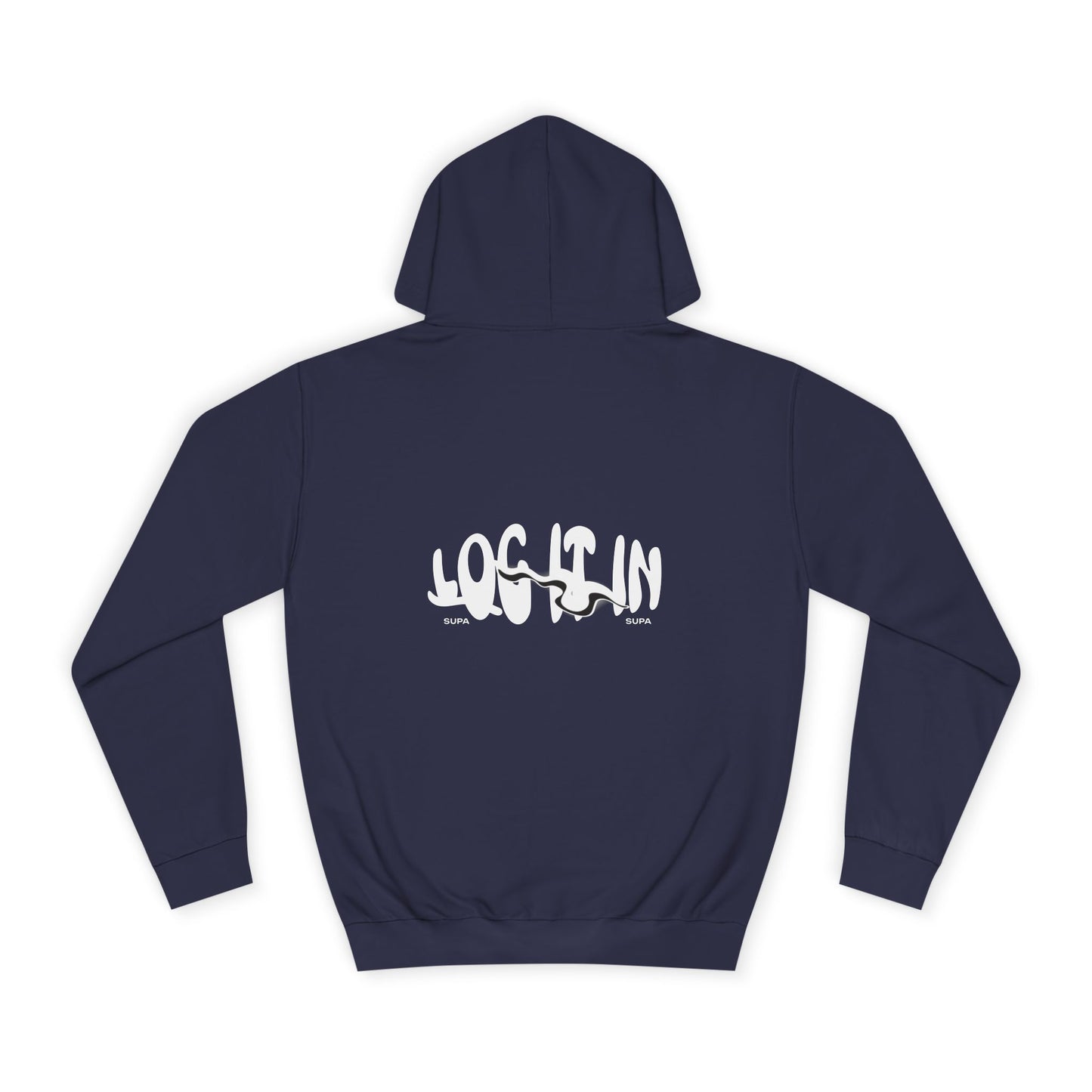 Minimalist Unisex Log it in Hoodie with Design