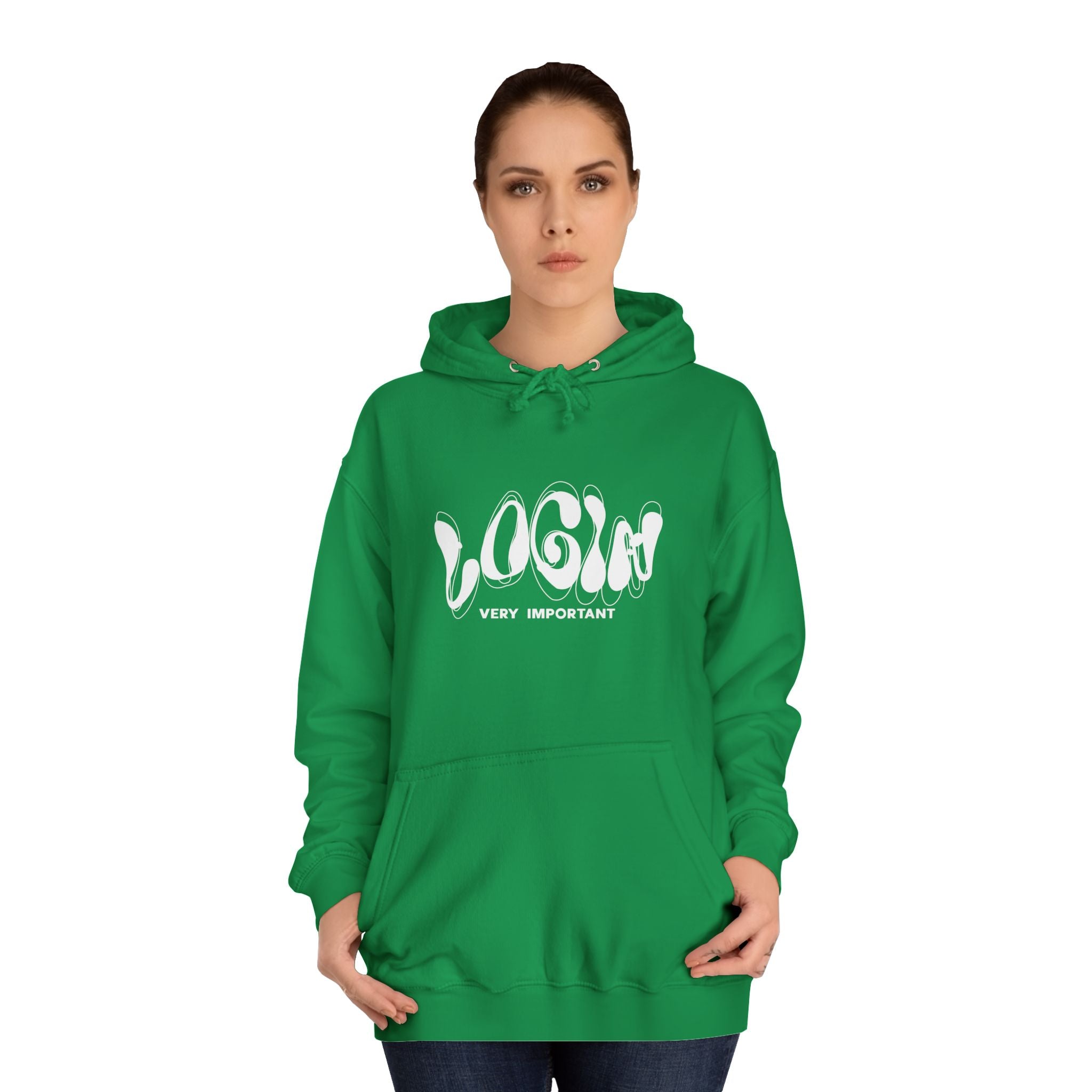 Cool College Unisex Hoodie - LOGIN, Apparel, Funny Hoodie, Gift, Cozy Wear,Trendy Fashion