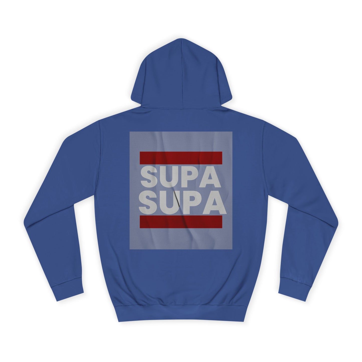 Unisex Hoodie with 'SUPA SUPA' Design, Cool Casual Wear, Perfect, Gifts for Graduates, Cozy Layering