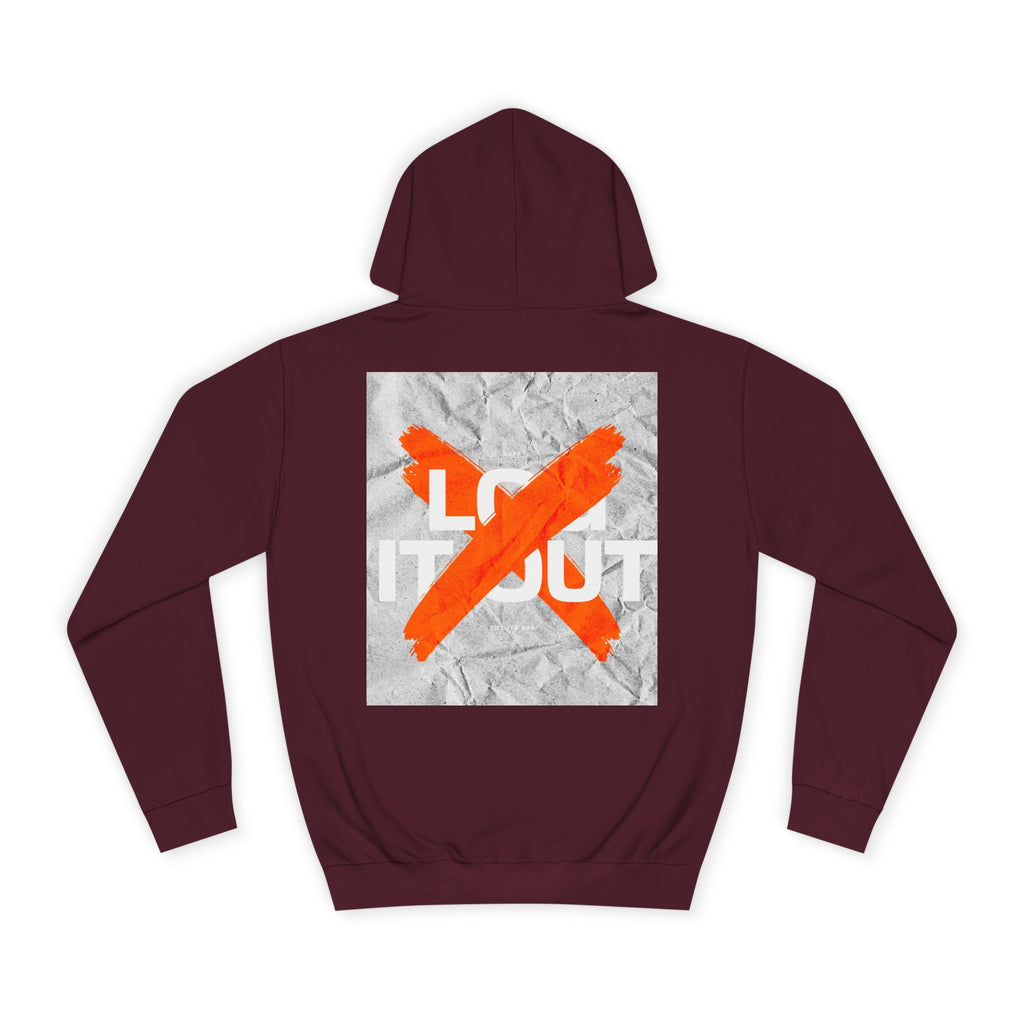 Trendy Unisex Hoodie - Stylish Graphic Sweatshirt, Casual Wear, Gifts, and Everyday Comfort - 'Log it Out' Design