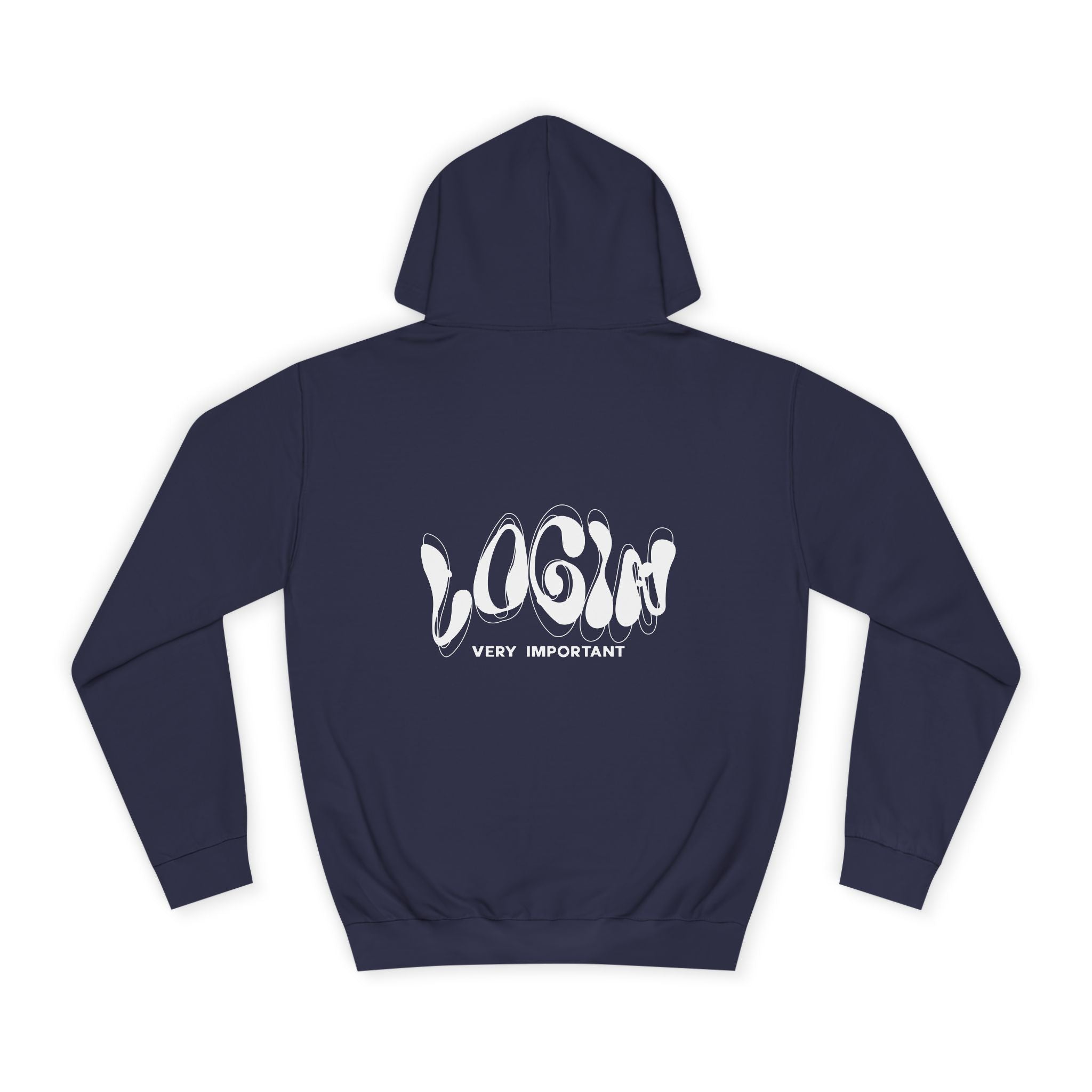 Cool College Unisex Hoodie - LOGIN, Apparel, Funny Hoodie, Gift, Cozy Wear,Trendy Fashion