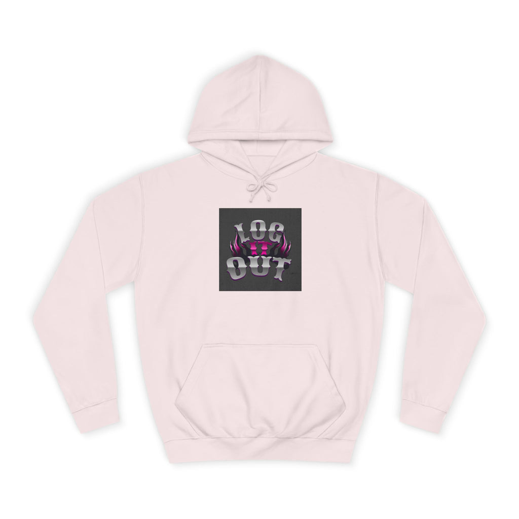 Cool Unisex Log it out Hoodie, Perfect for Any one, Trendy Custom Apparel, Casual Wear, Gift, Streetwear Style