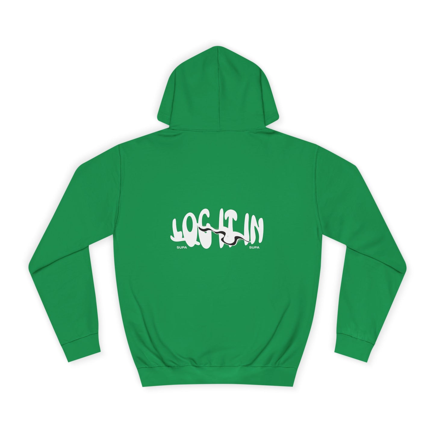 Minimalist Unisex Log it in Hoodie with Design