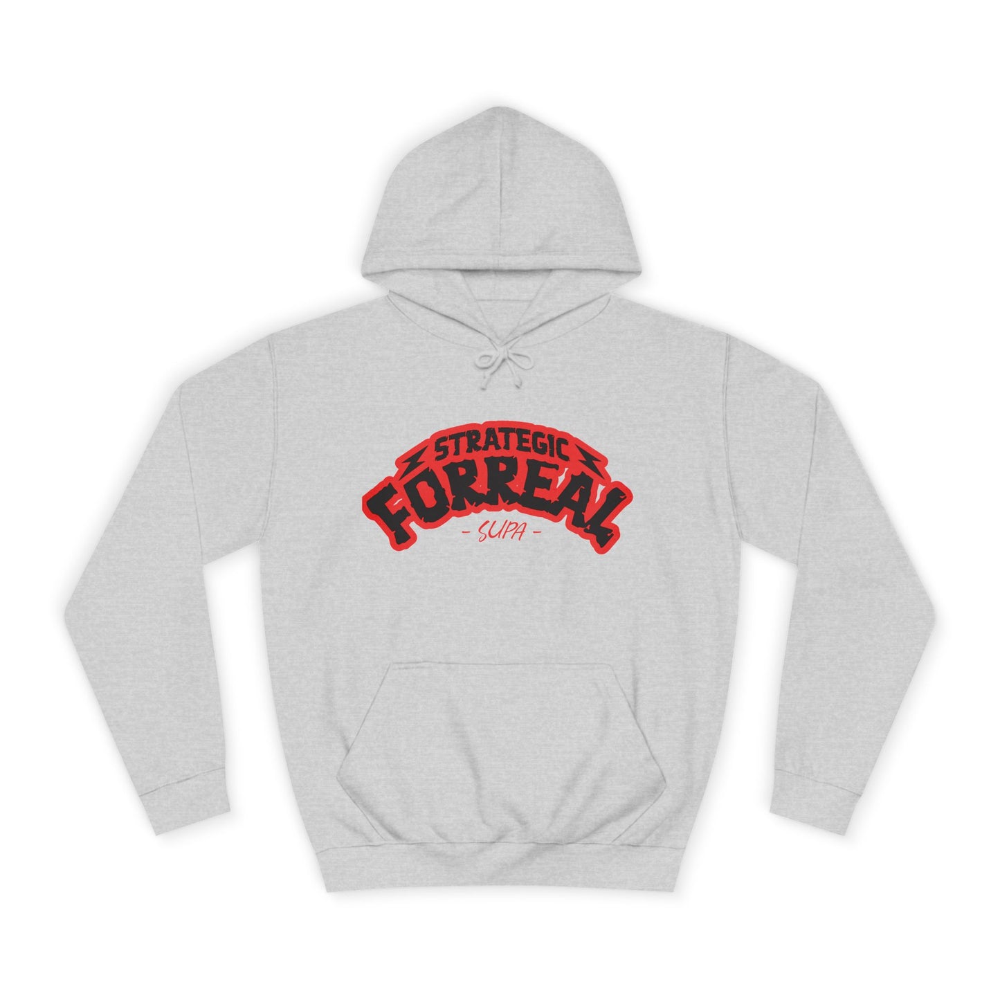 Unisex Hoodie - Strategic Forreal Design, Perfect for Casual Wear