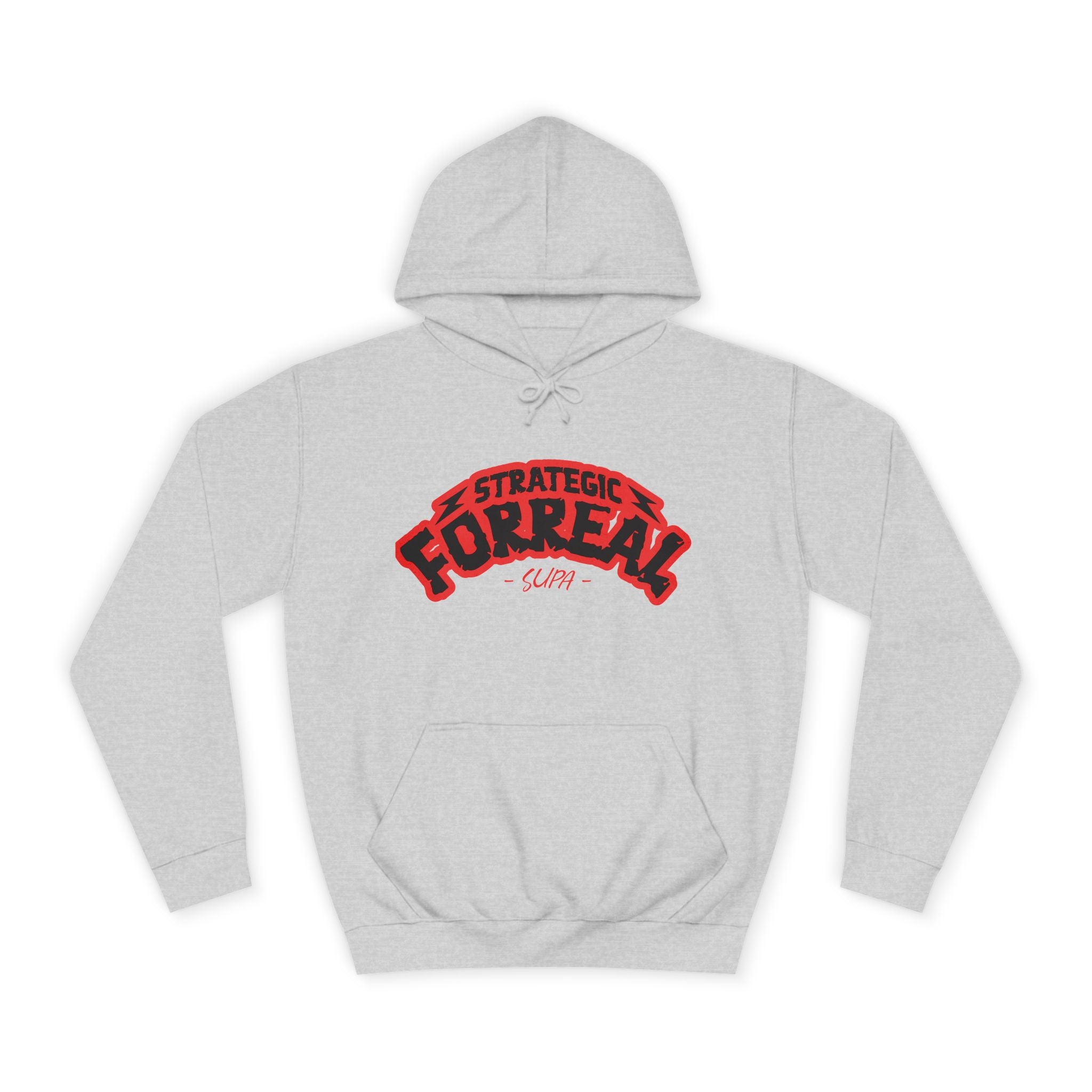 Unisex Hoodie - Strategic Forreal Design, Perfect for Casual Wear
