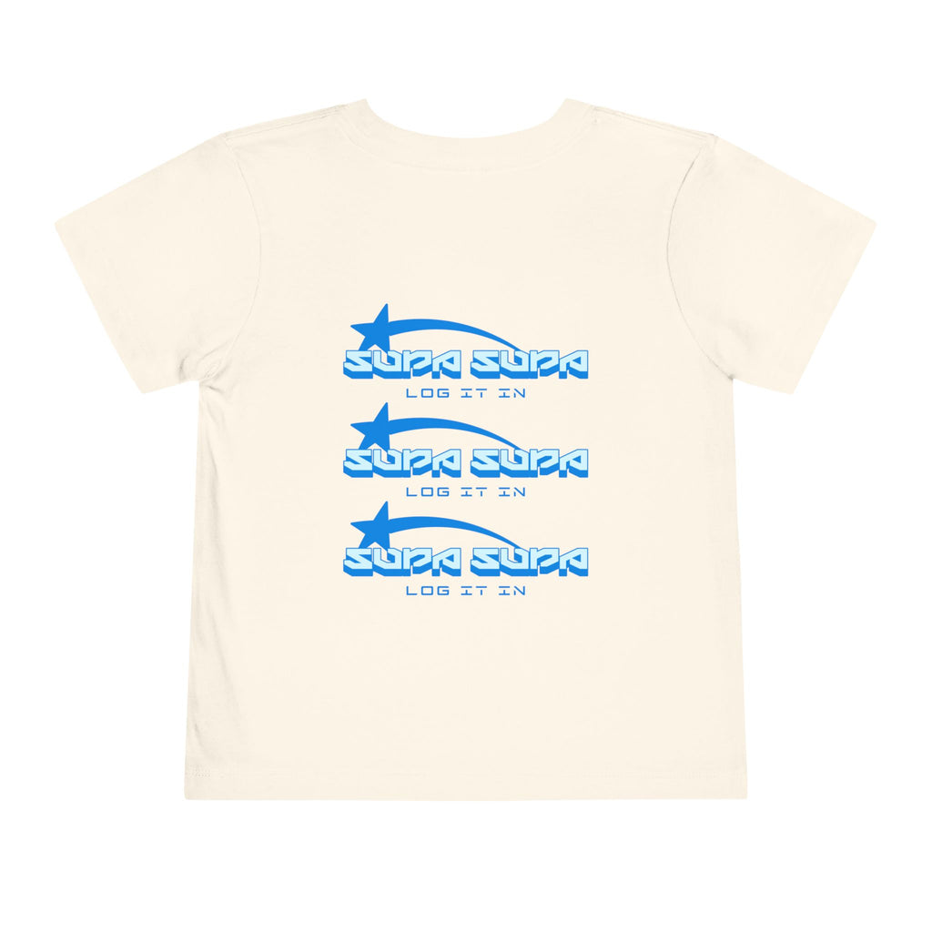 Toddler Tee — Blue Star 'Supa Supa' Graphic Shirt